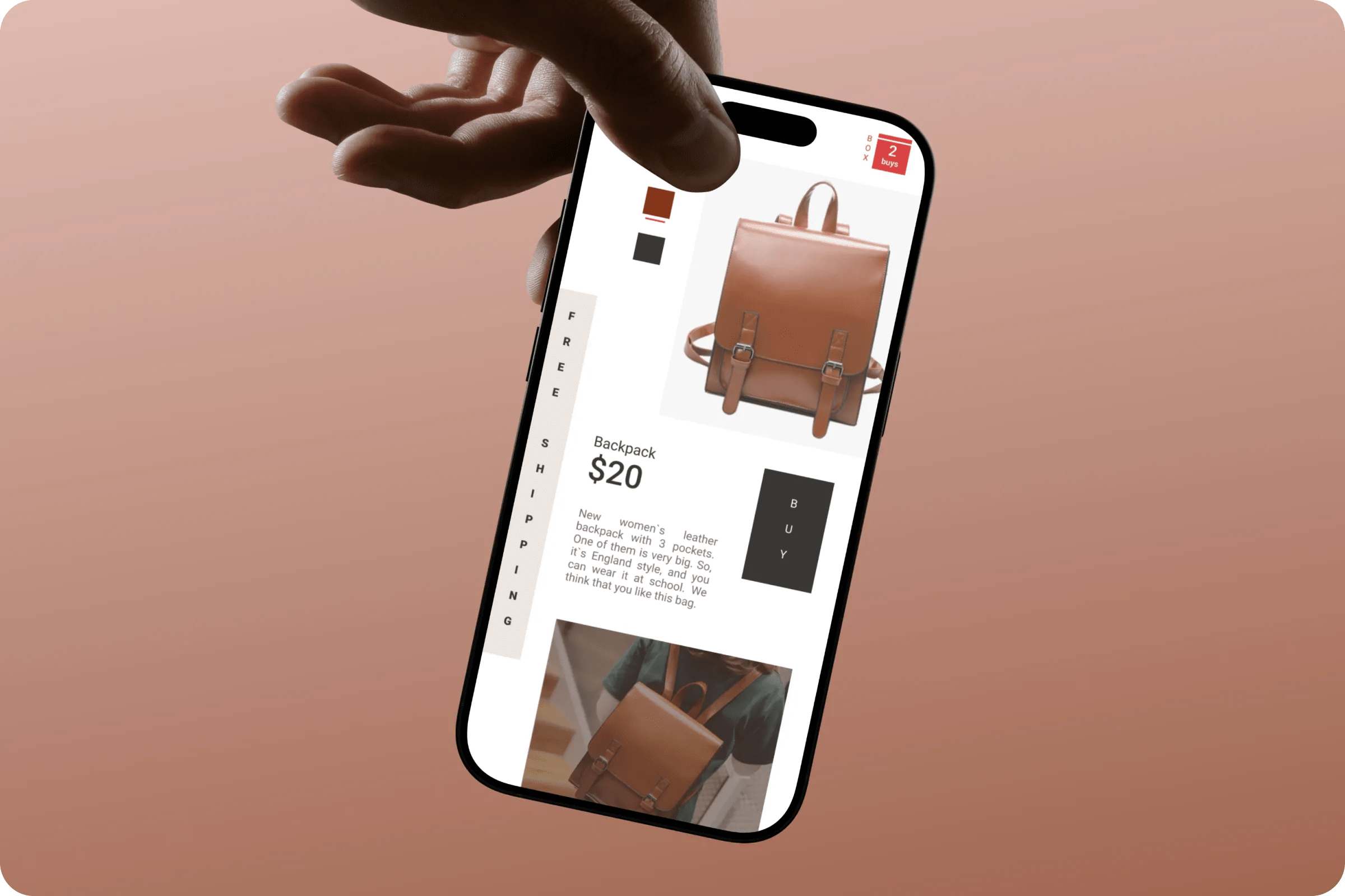 Online retail UX design