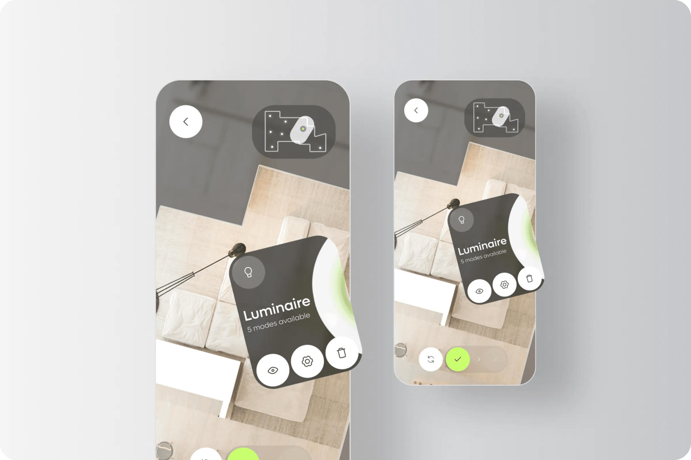 Modern UX UI smart home solution