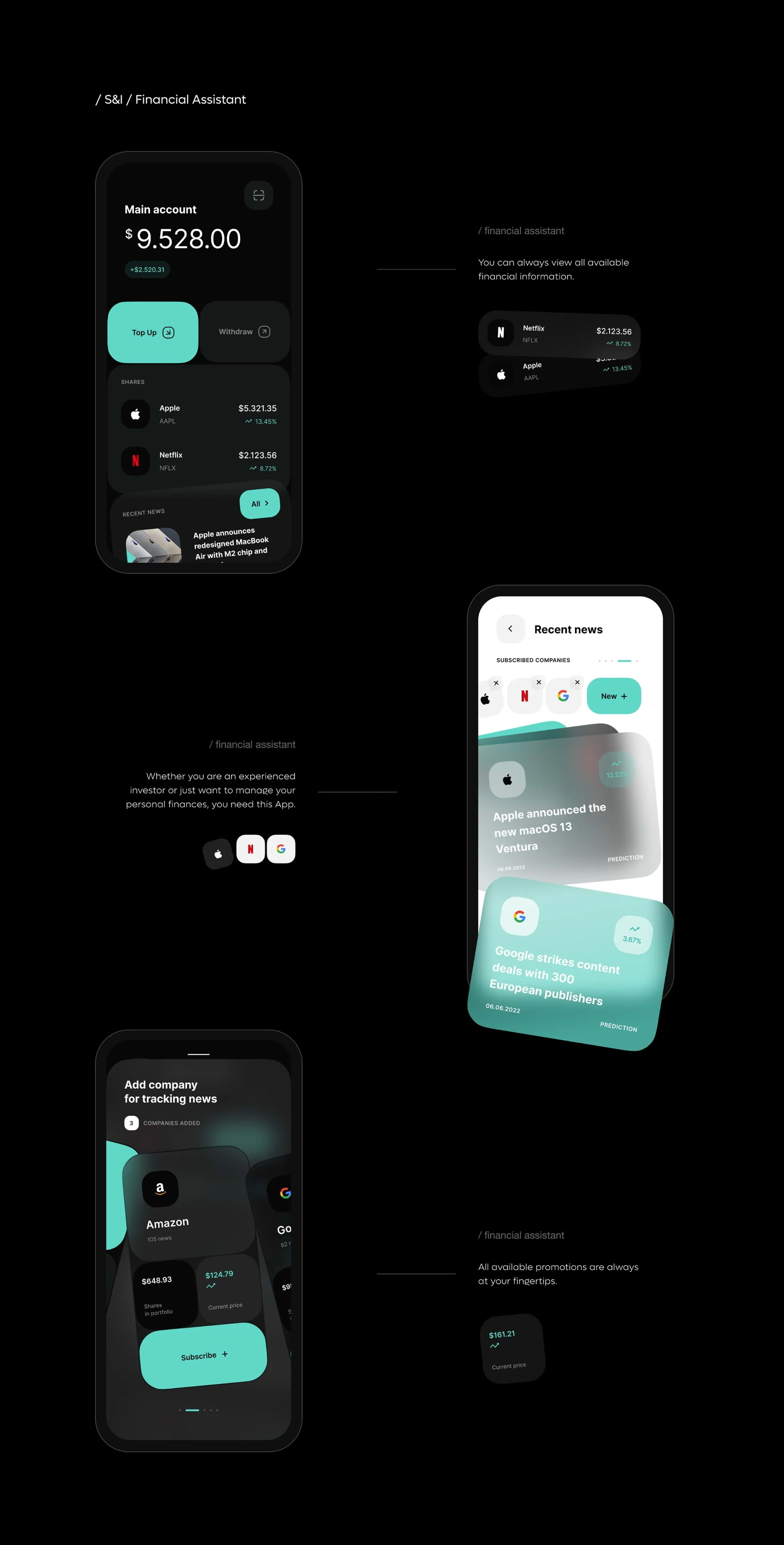 Best Finance Software | UX & UI Design