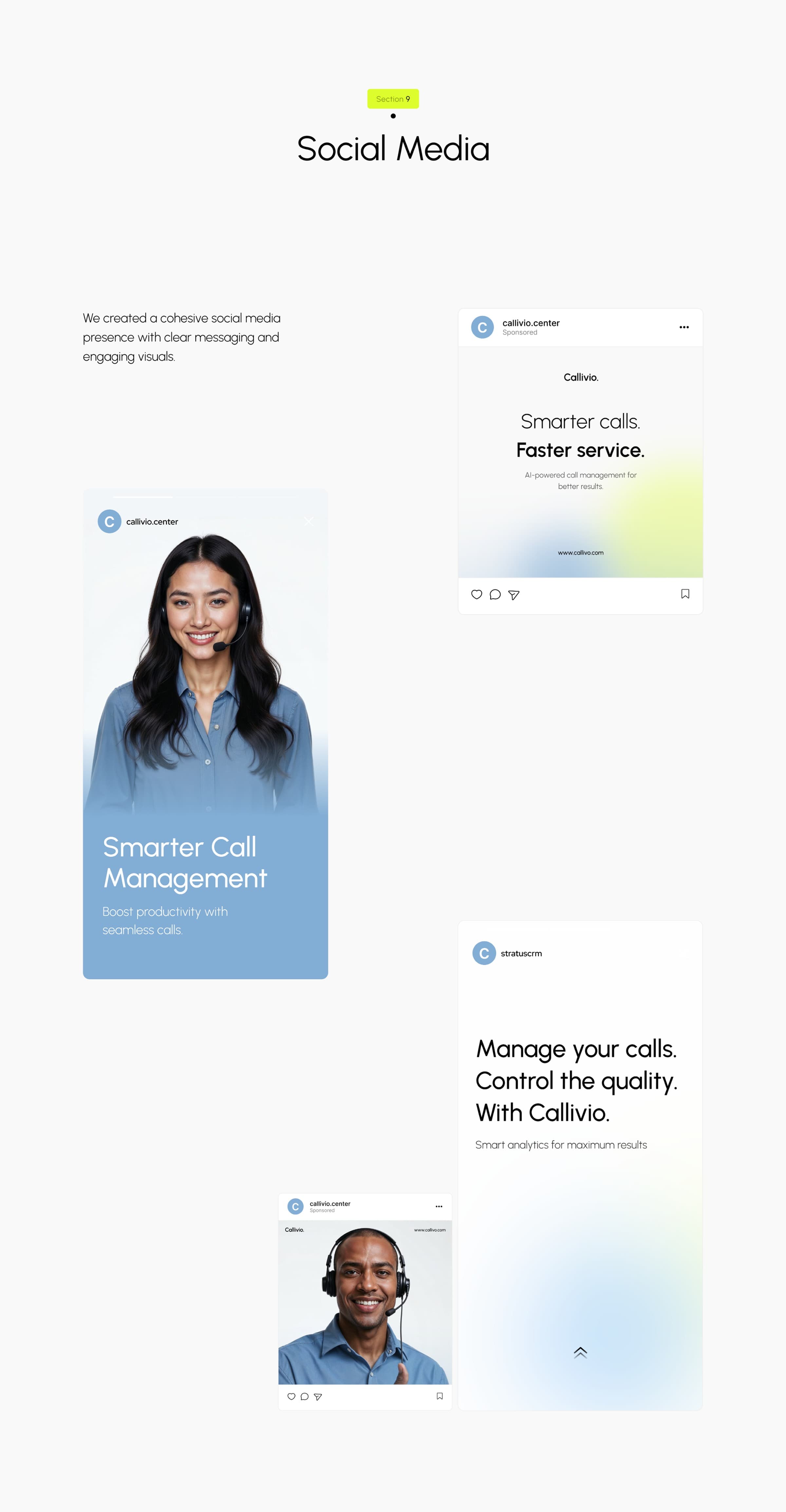AI Call Centers | UX & UI Design - Callivio CRM - SaaS & UX UI Design