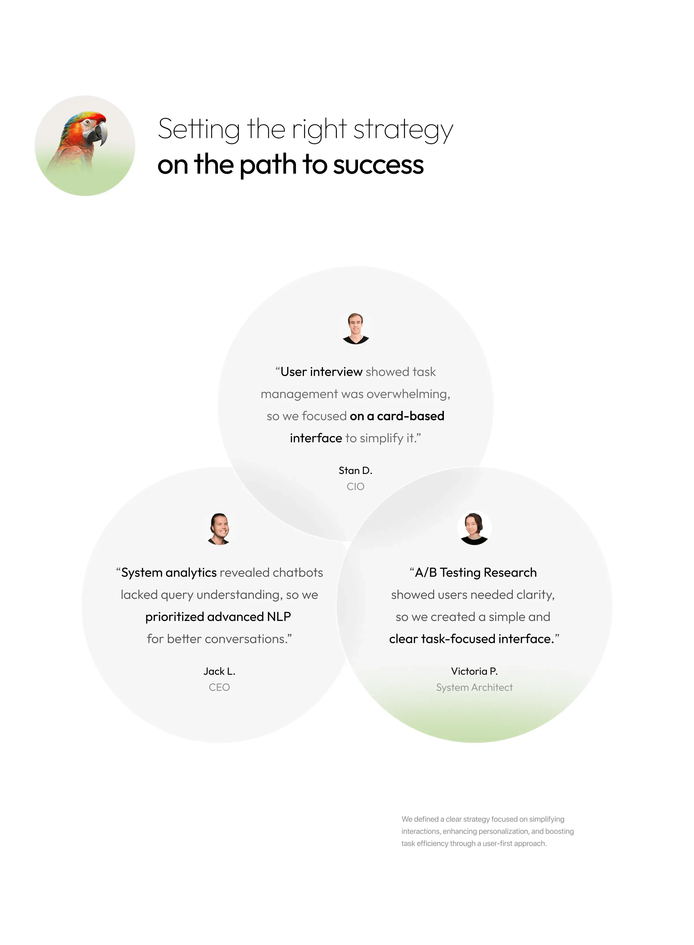 Screenshot of the Genie Chatbot mobile app UI design showing a circular meter element.