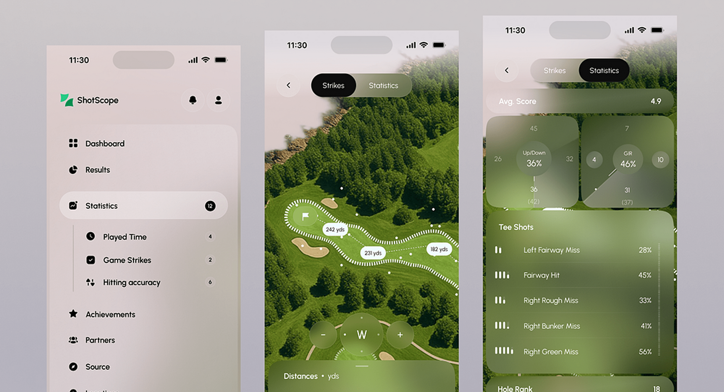 ShotScope - Golf Mobile App