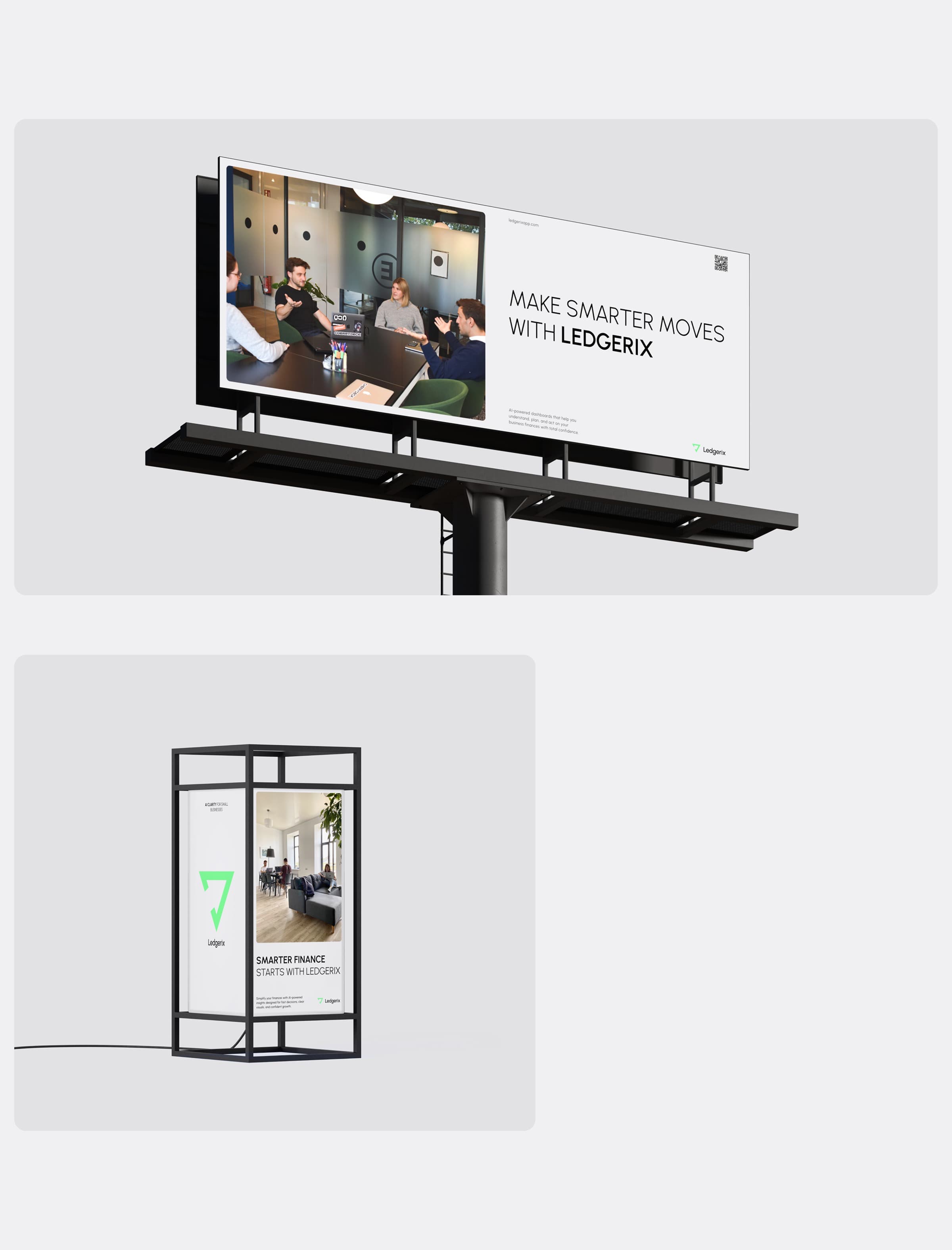 AI Fintech | UX & UI Design - Ledgerix CRM - Finance SaaS & UX UI Design