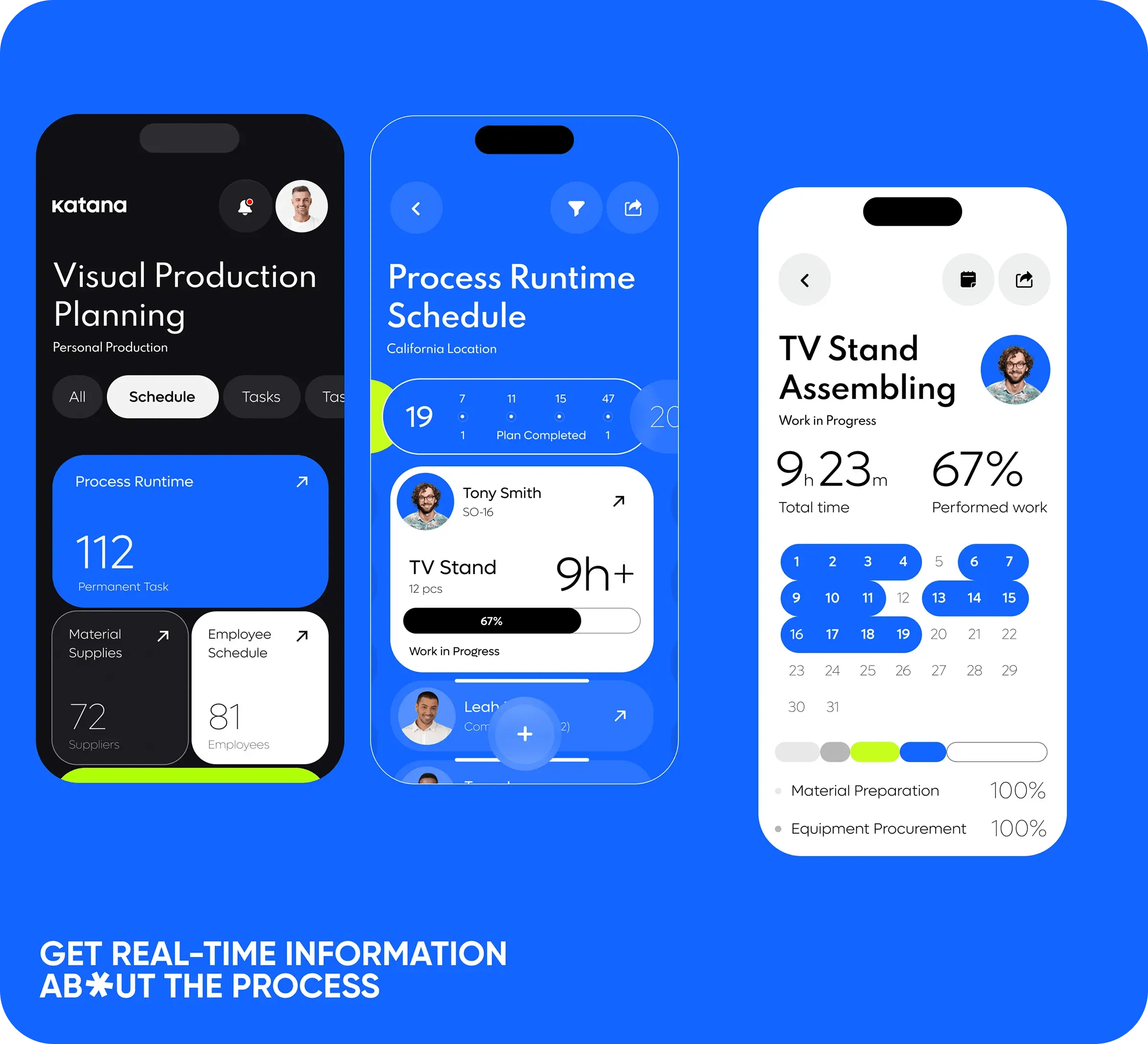 Screenshot of ERP software interface on a mobile phone, showcasing UI design.