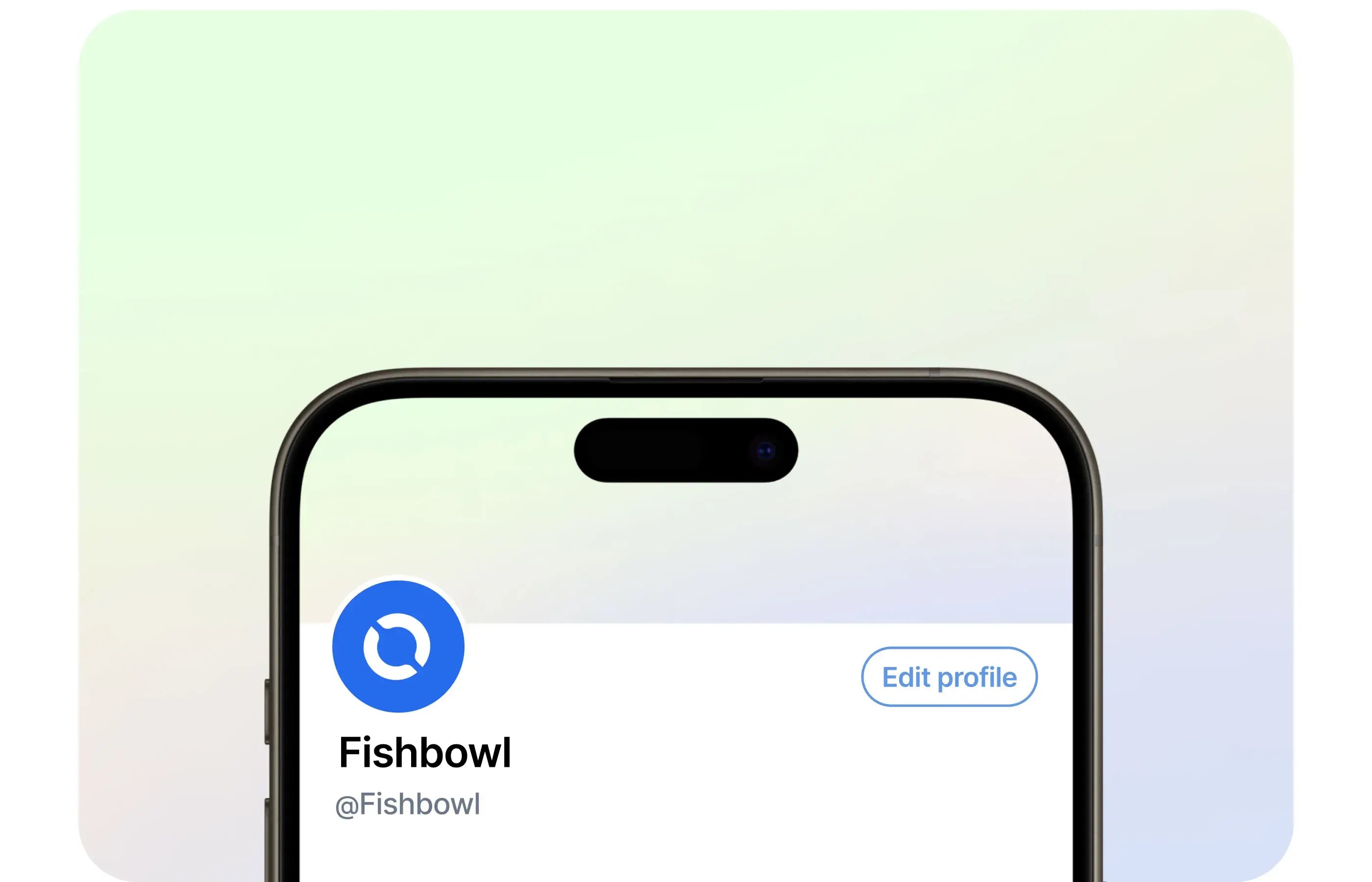 Screenshot of the Fishbowl CRM app interface on a smartphone.