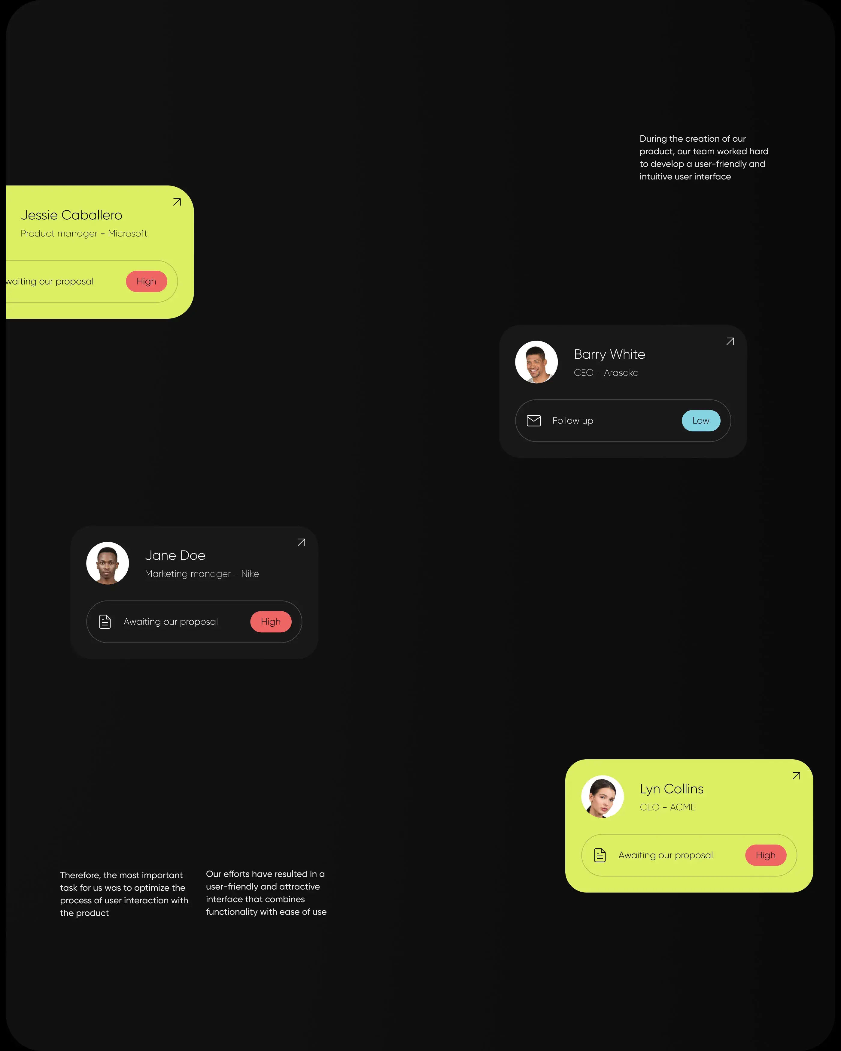 CRM Development Service | UX & UI Design