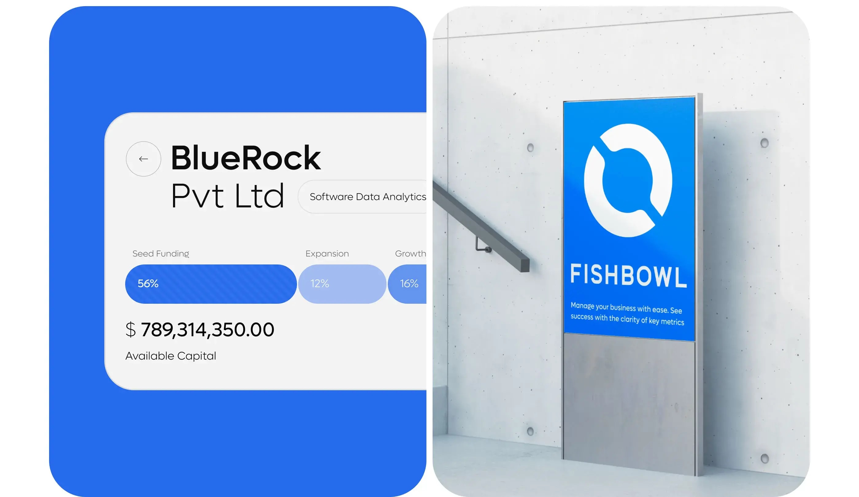 Screenshot of a CRM/SaaS web application interface, showcasing UI design.