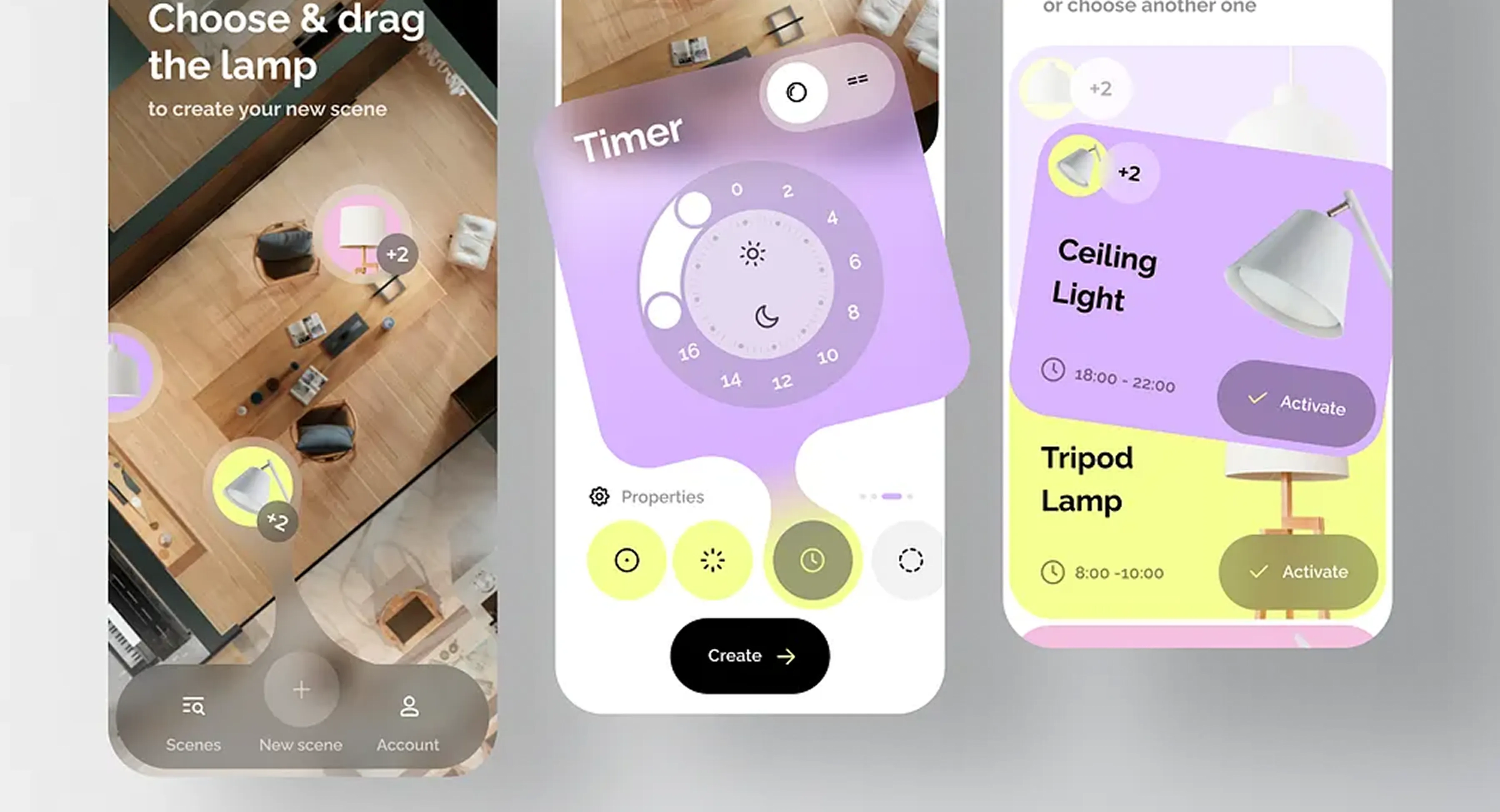 iNote - Smart Home App (Light Scenes)