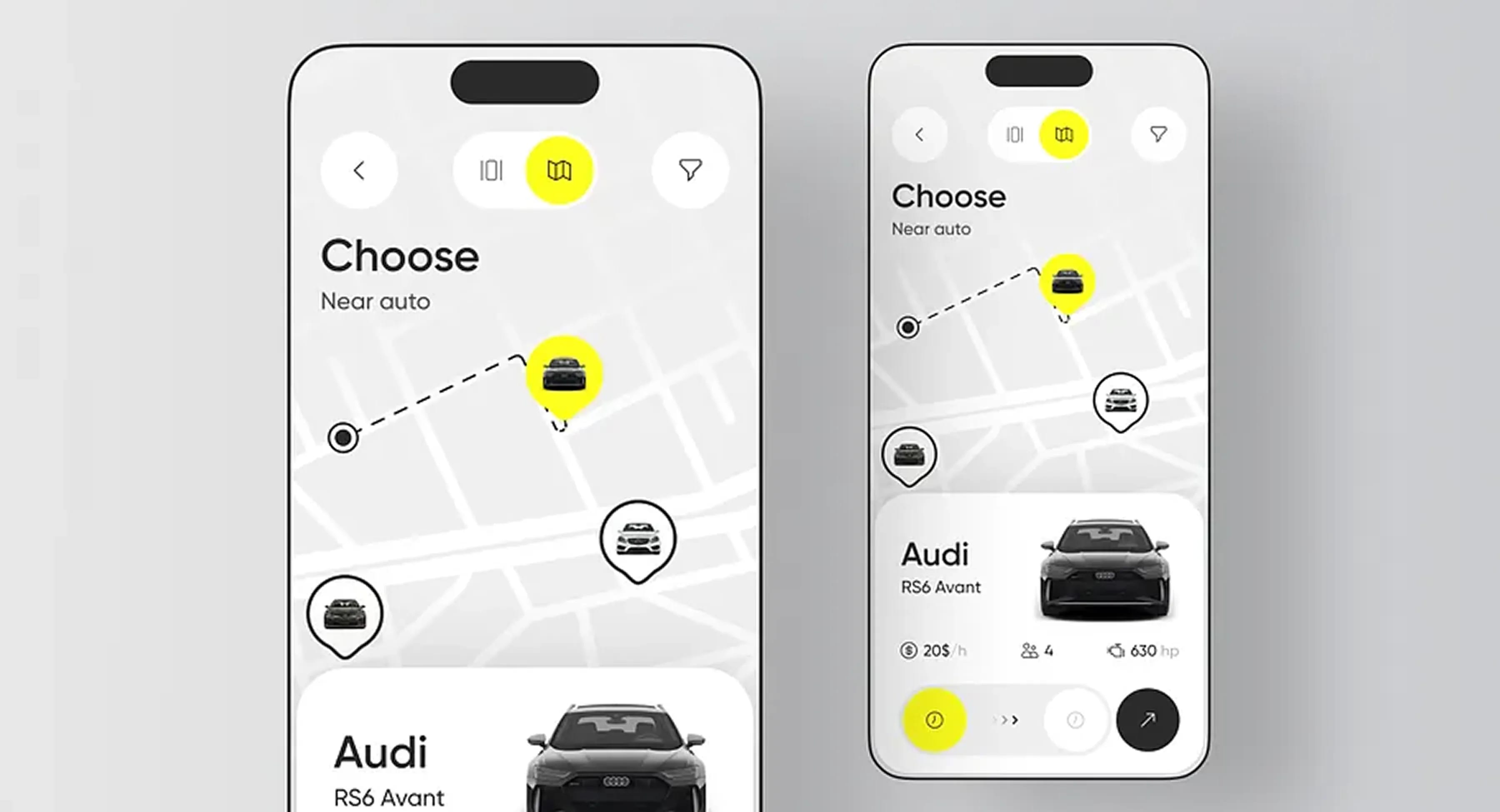 FlexiCar Mobile App - Car Sharing SaaS