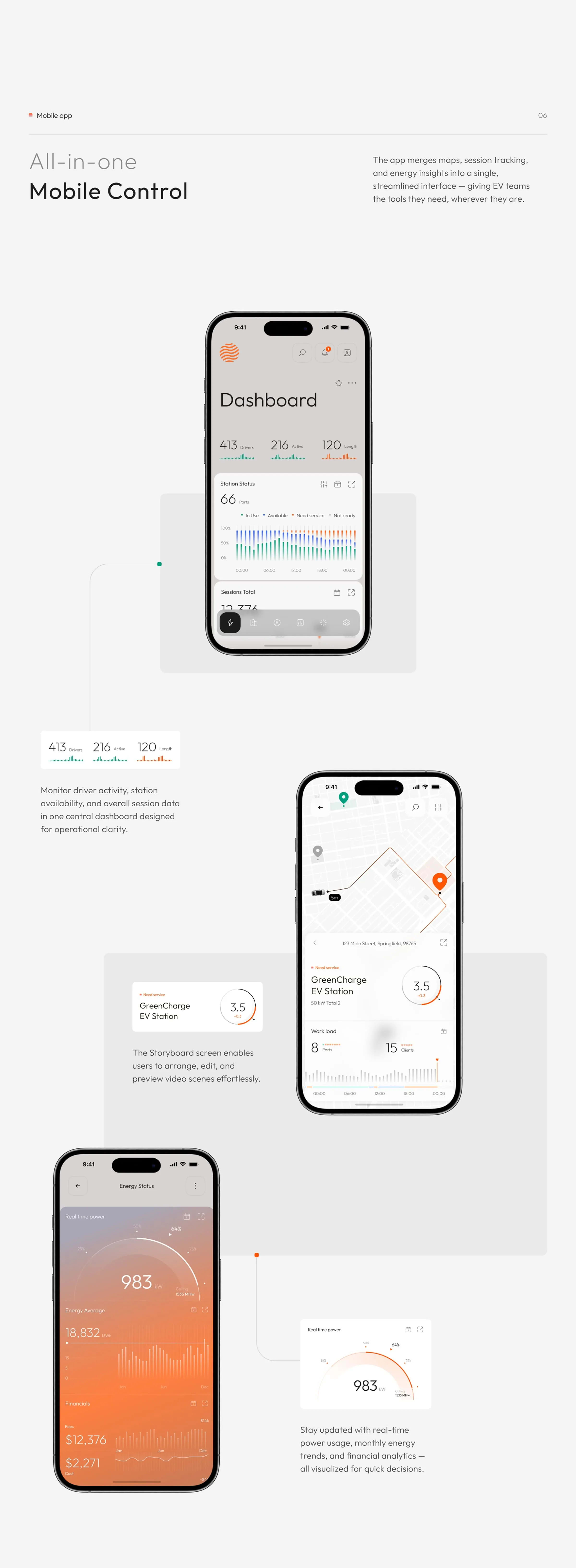 Zaptix - EV Charging CRM & UX UI Design - media item