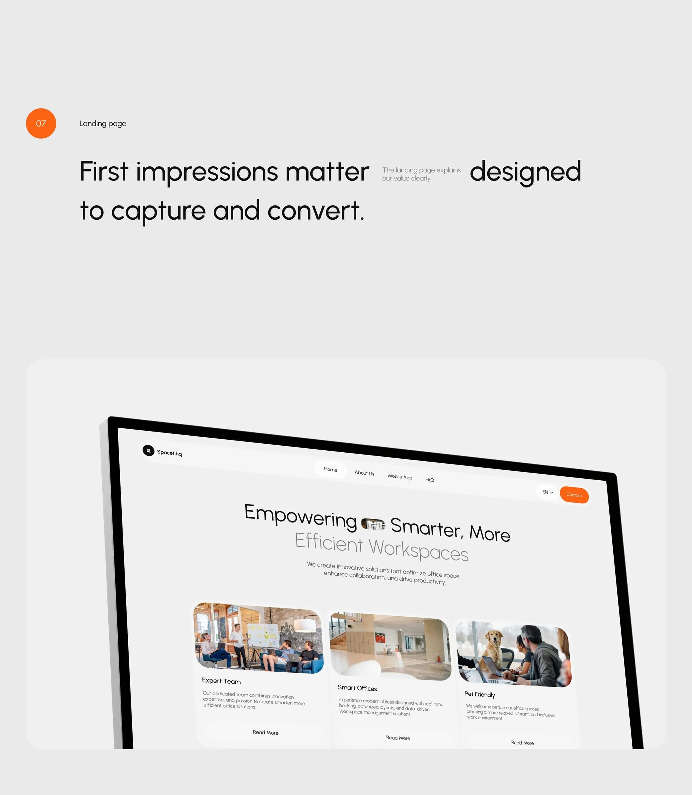 Spacetihq - Workplace Optimization SaaS & UX UI Design - media item