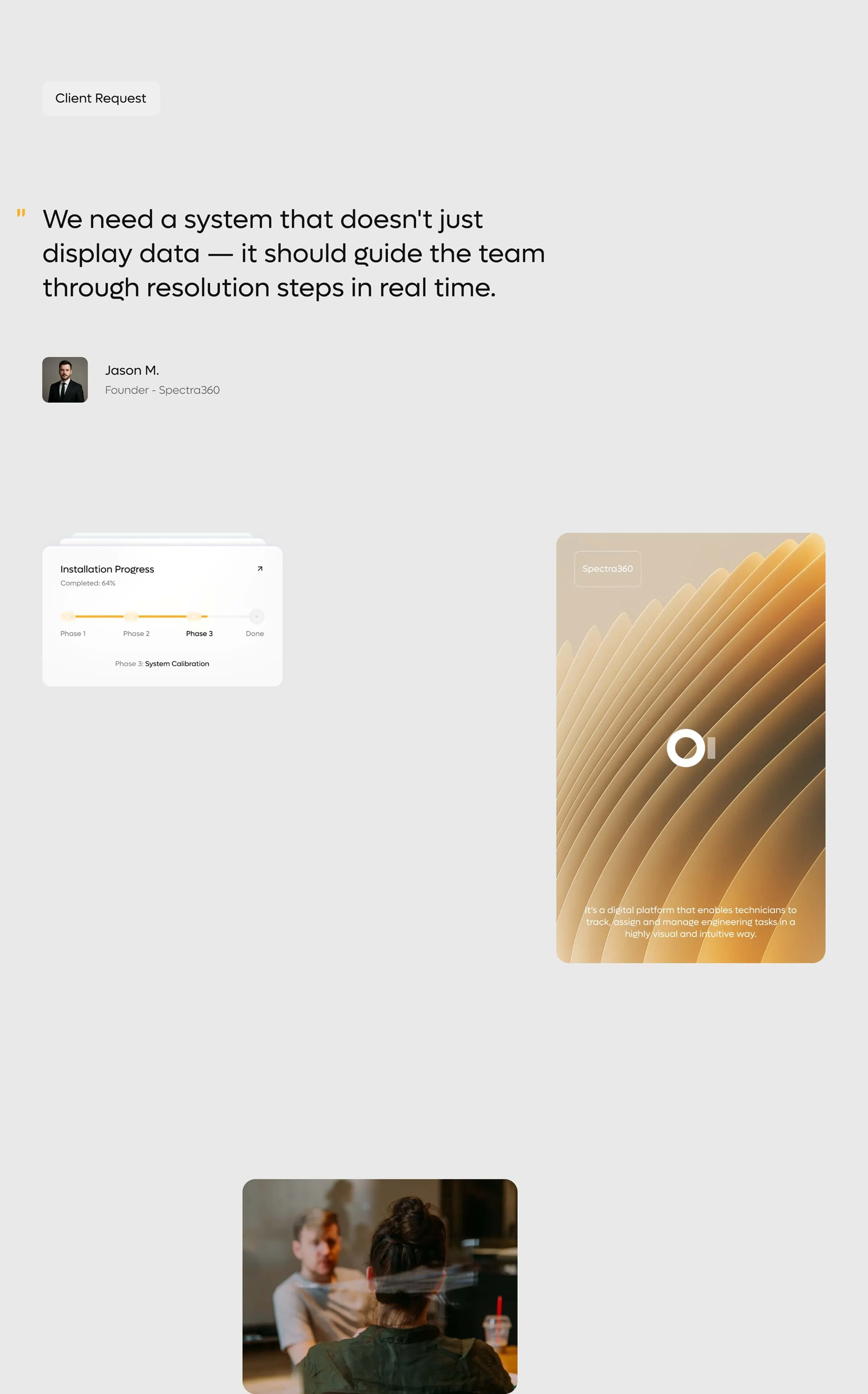 Spectra360 - Saas & UX UI Design - media item