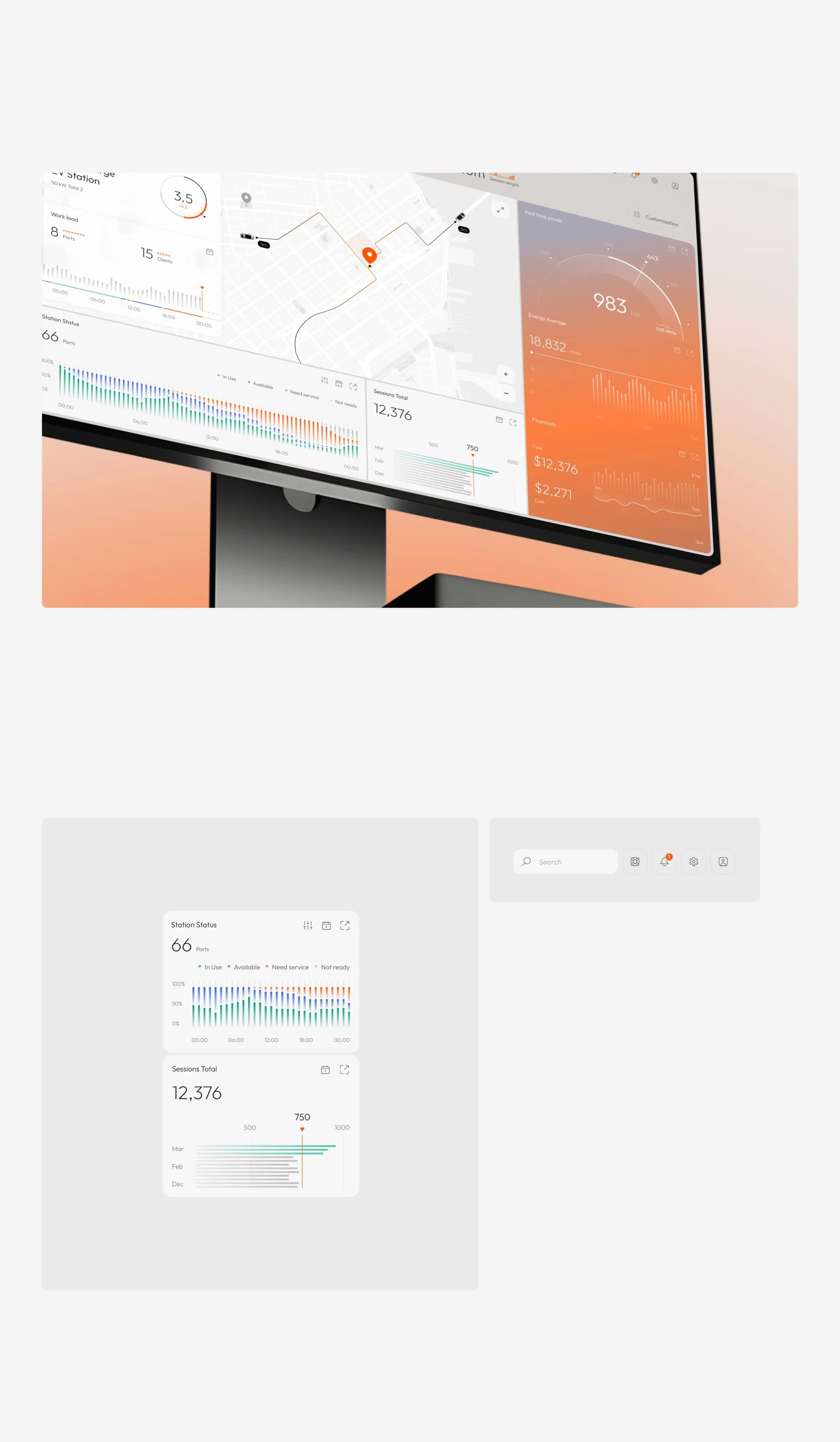 Zaptix - EV Charging CRM & UX UI Design - media item