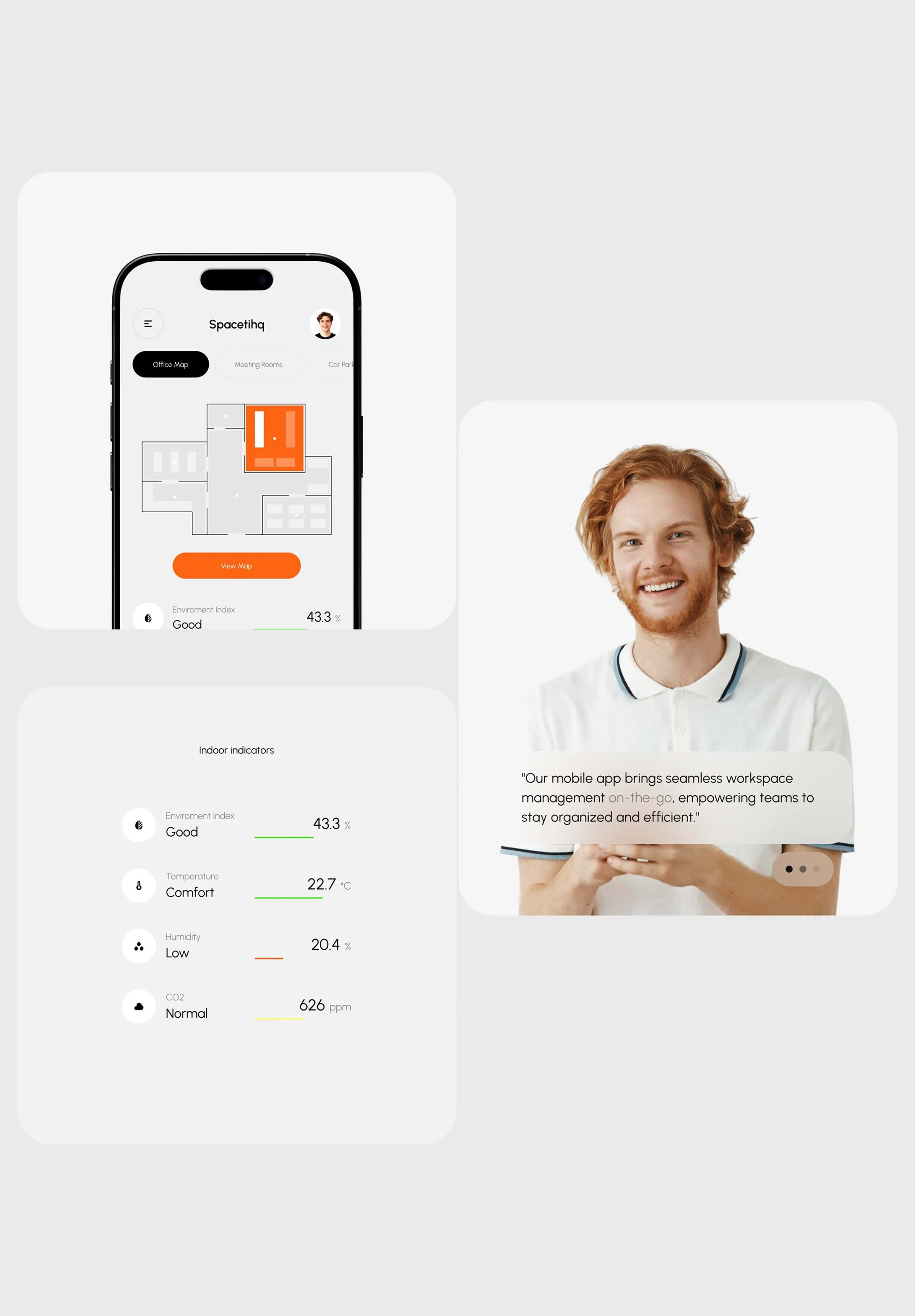 Spacetihq - Workplace Optimization SaaS & UX UI Design - media item