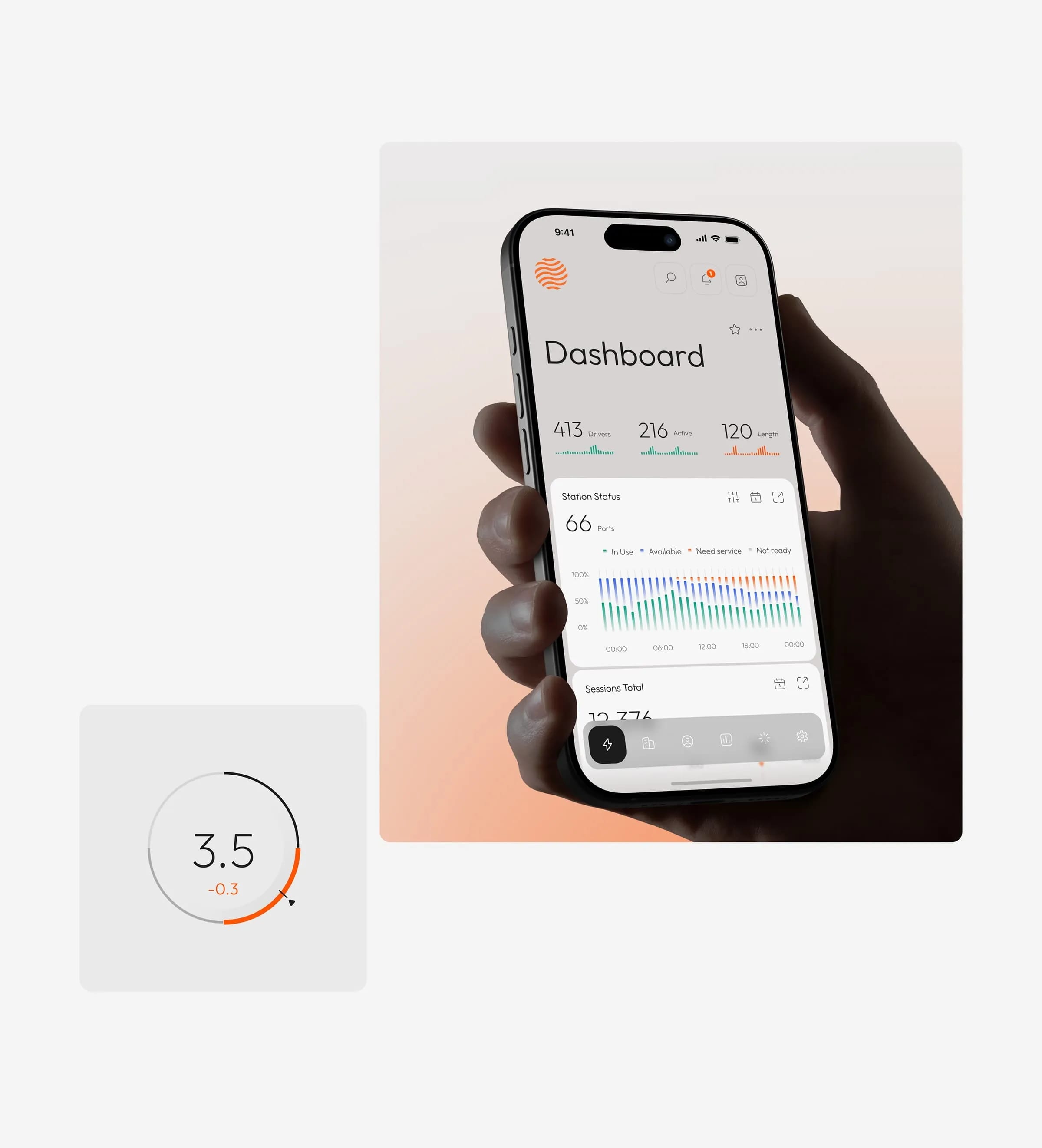 Zaptix - EV Charging CRM & UX UI Design - media item