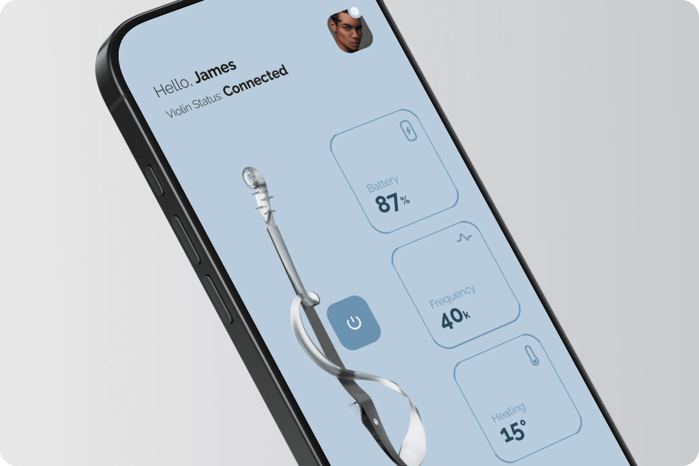 Interactive Music Lesson App UI