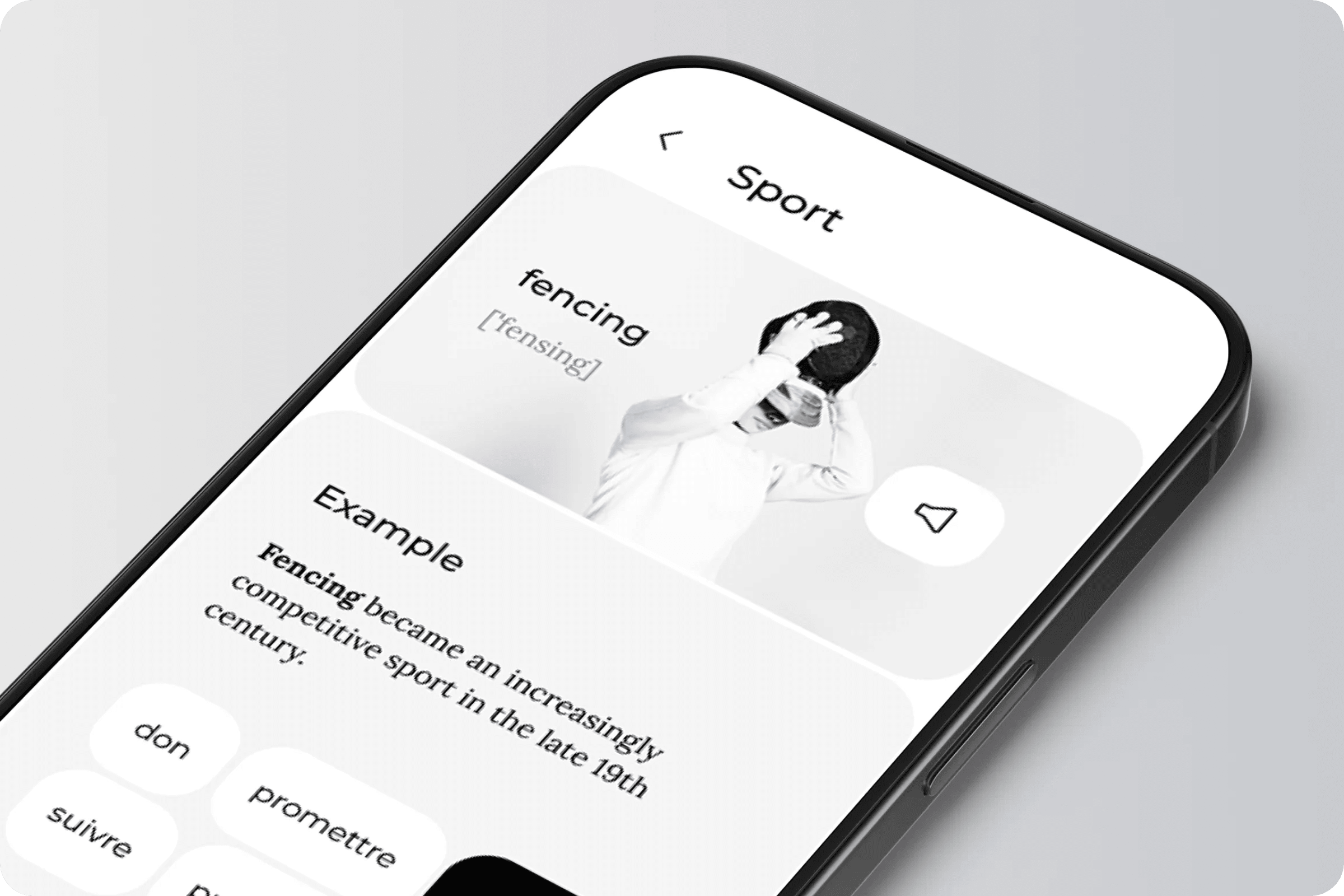 Language Practice App UI
