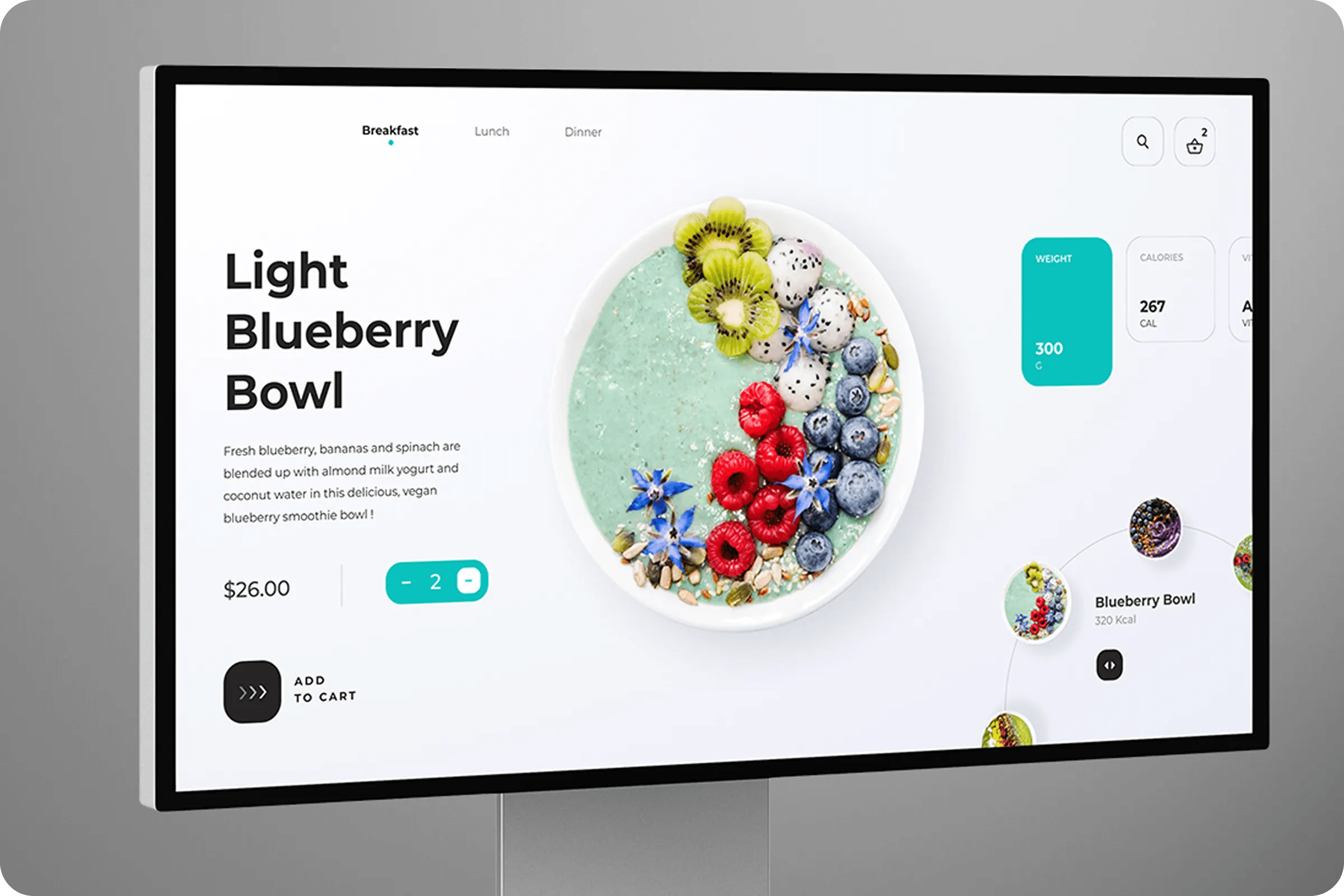 Wellness Shopping Website UX UI