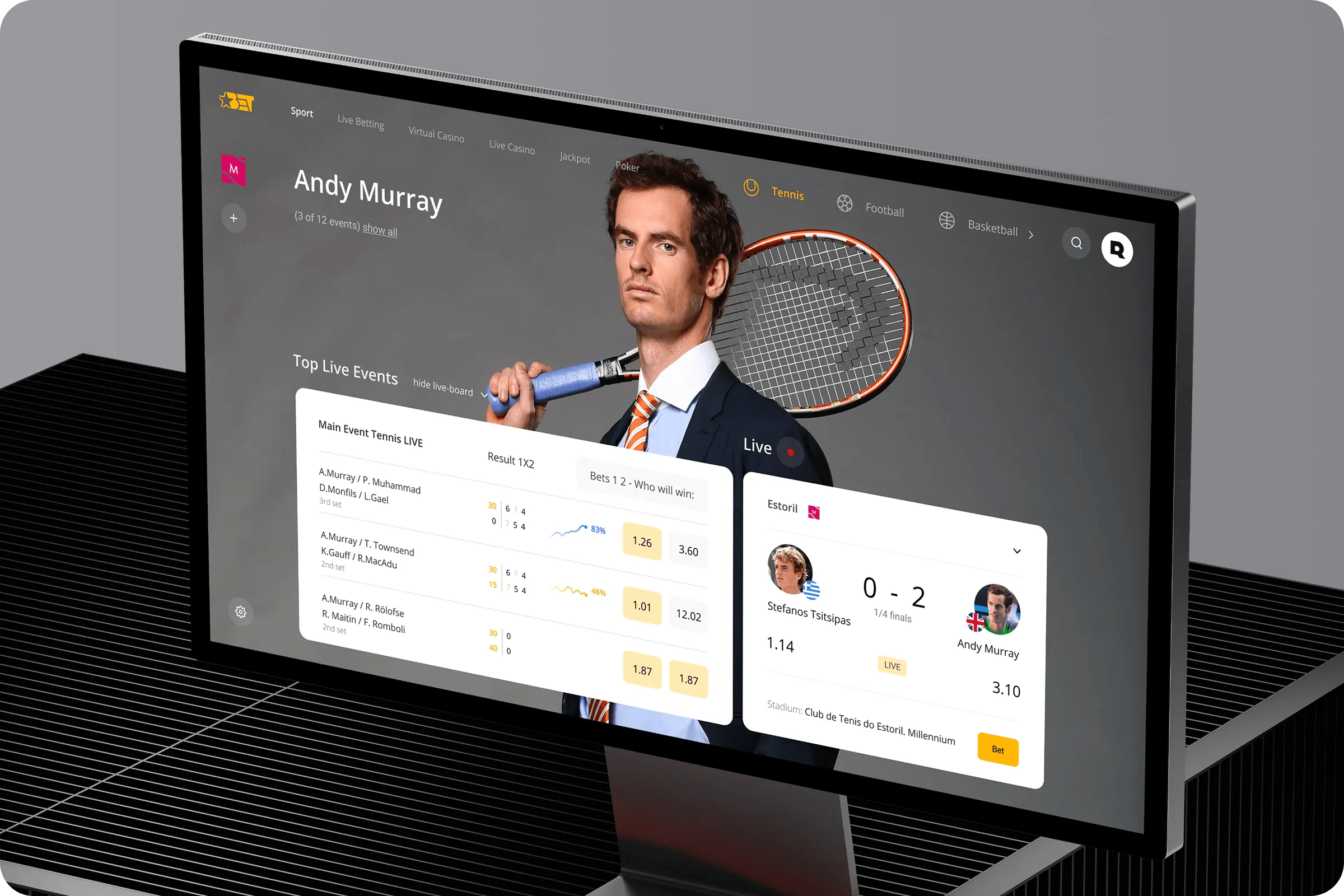 Sport Live Data Visualization UI