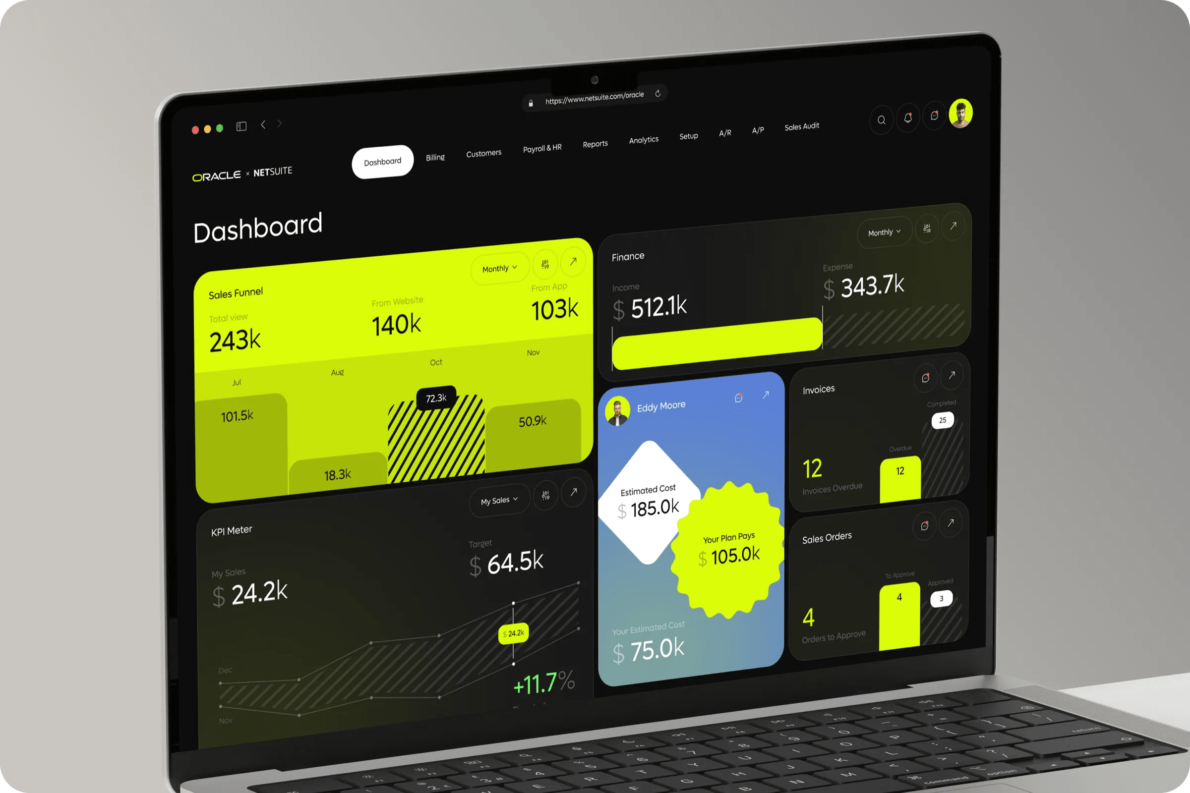Business Dashboard UI Design