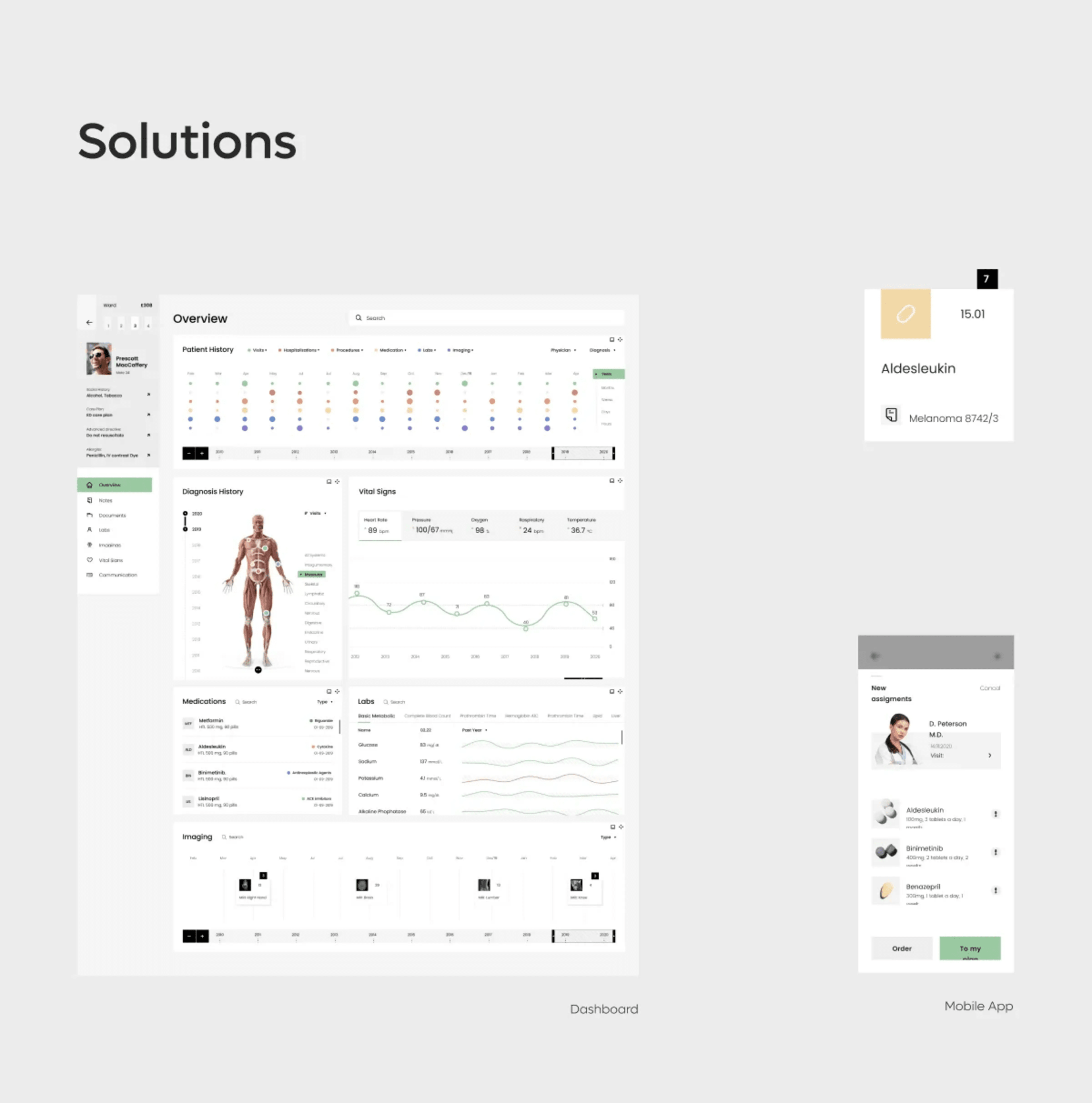 Electronic Health Records (EHR) - UX UI Design - media item
