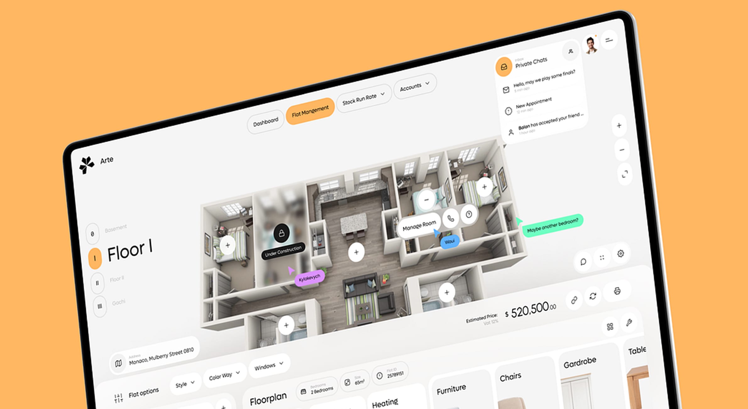ARTE - Real Estate Dashboard