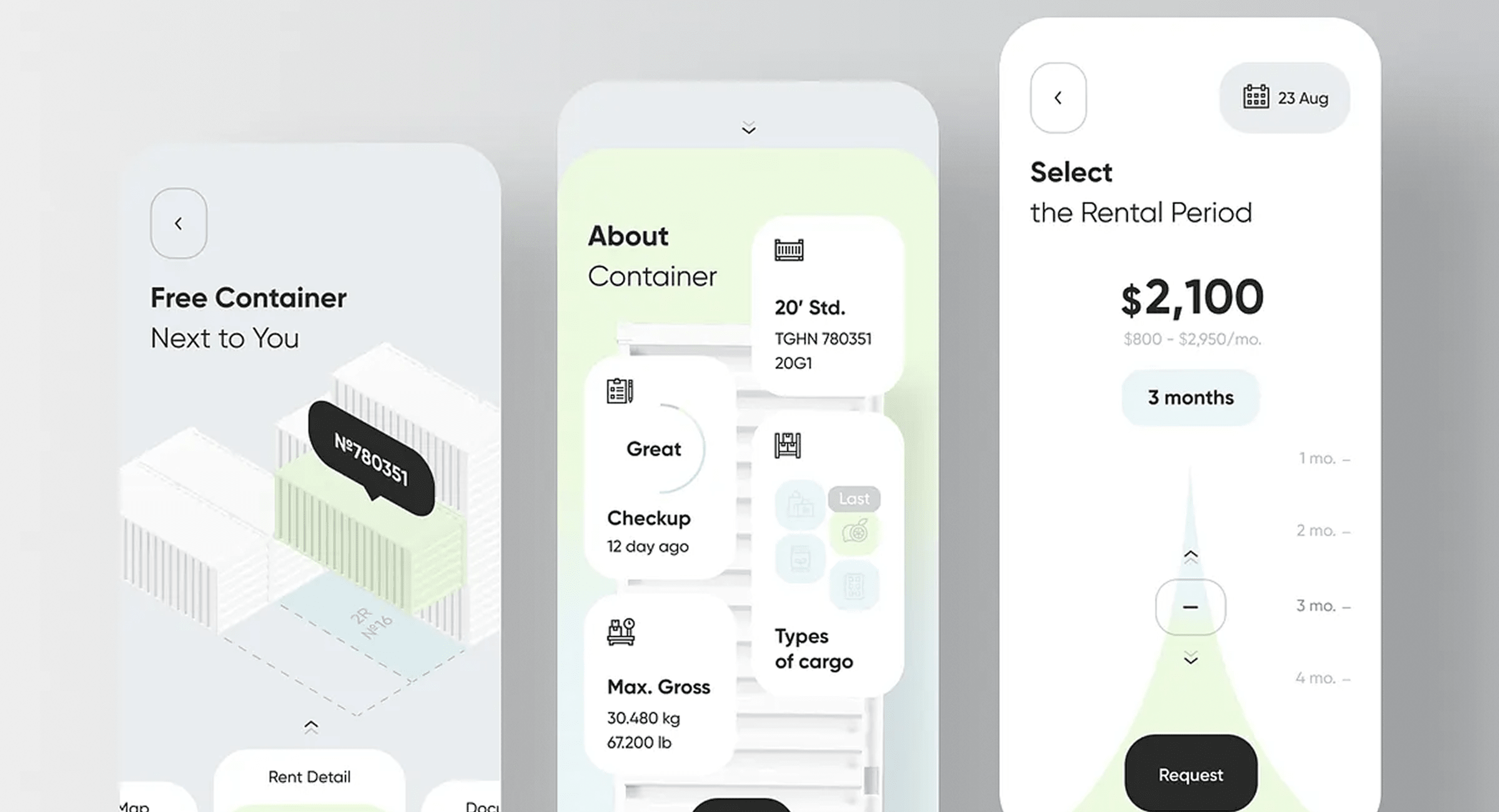 Portable Storage Container - Rental App