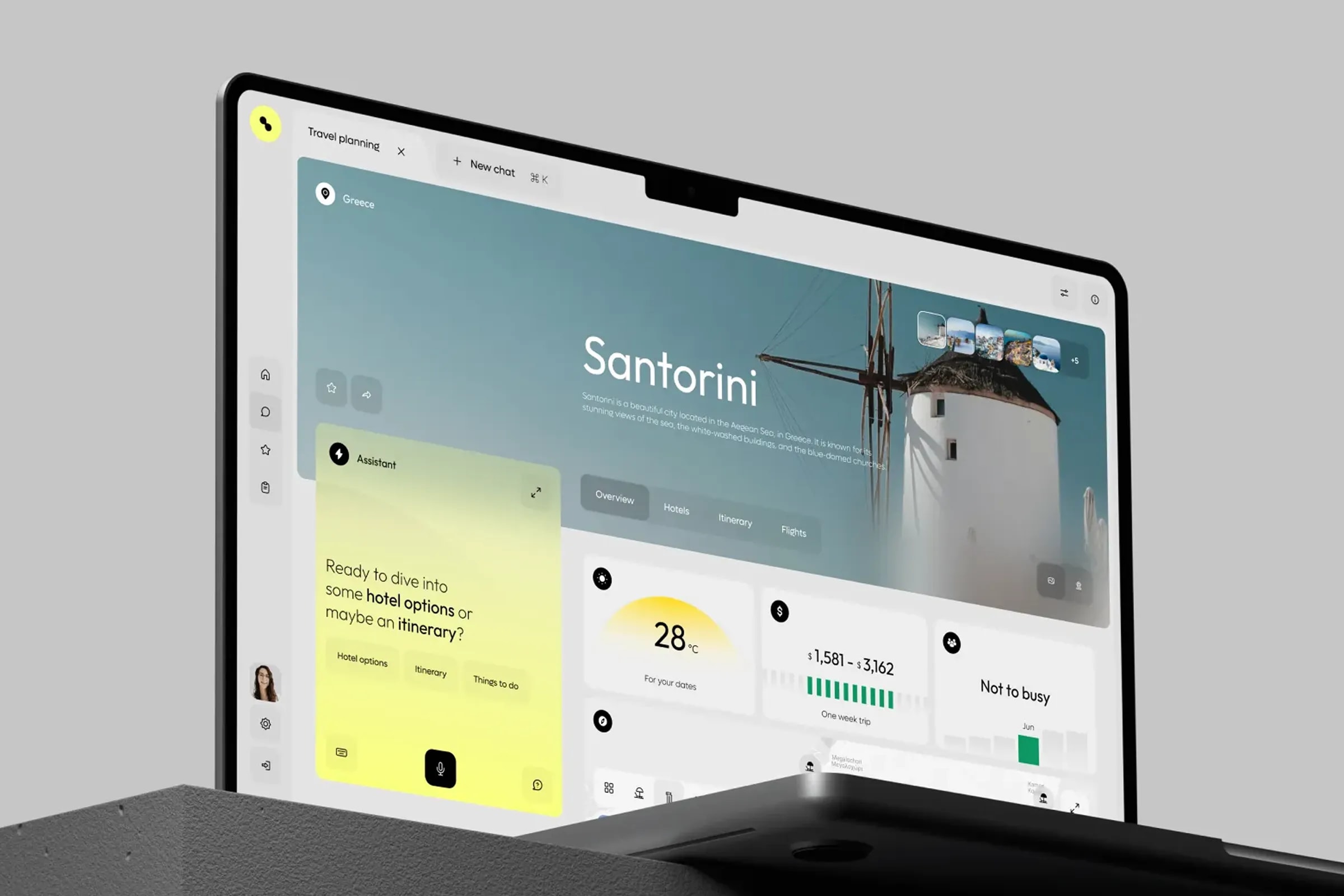 AI Travel Web Dashboard