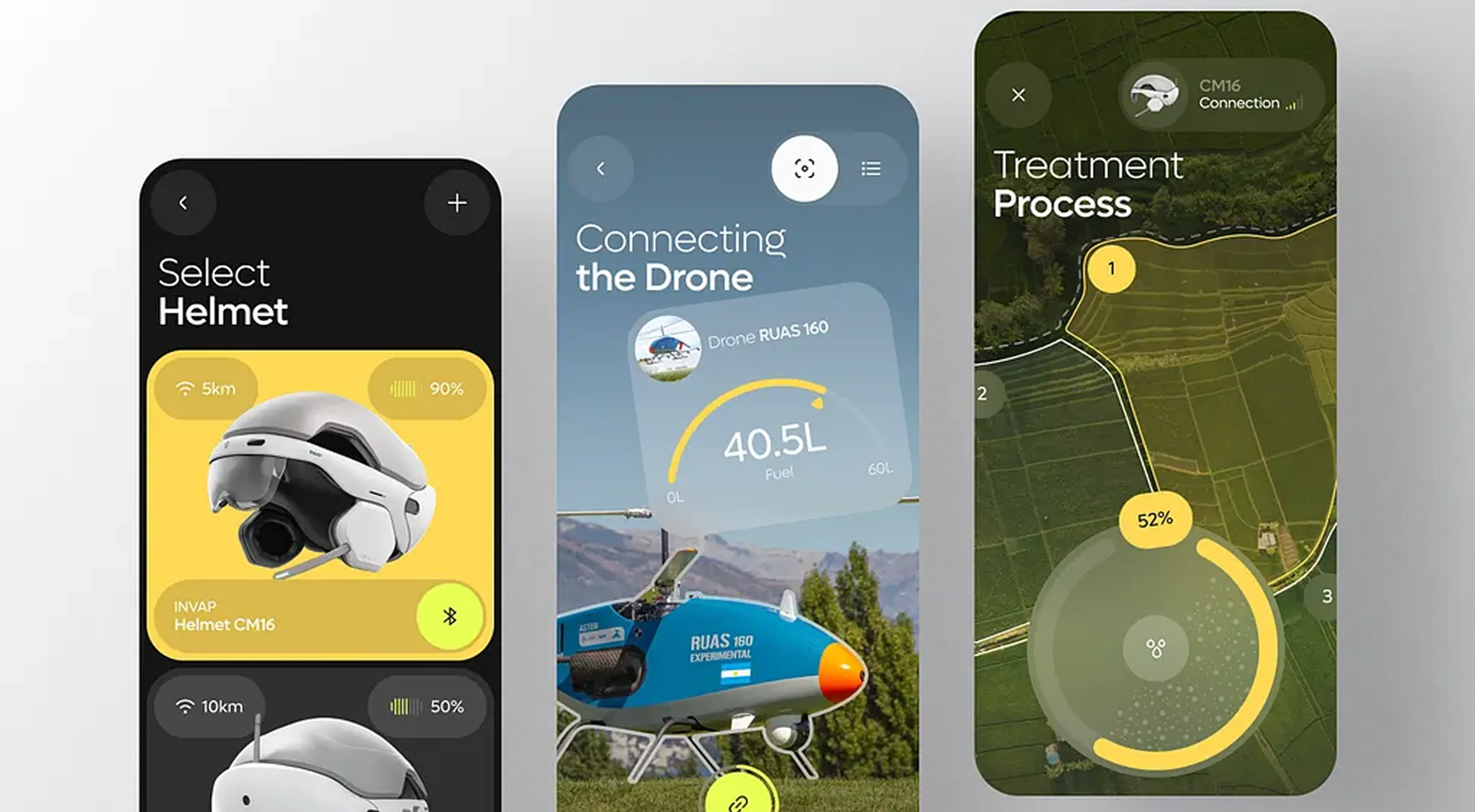 AR Smart Helmet App - Drone Command SaaS