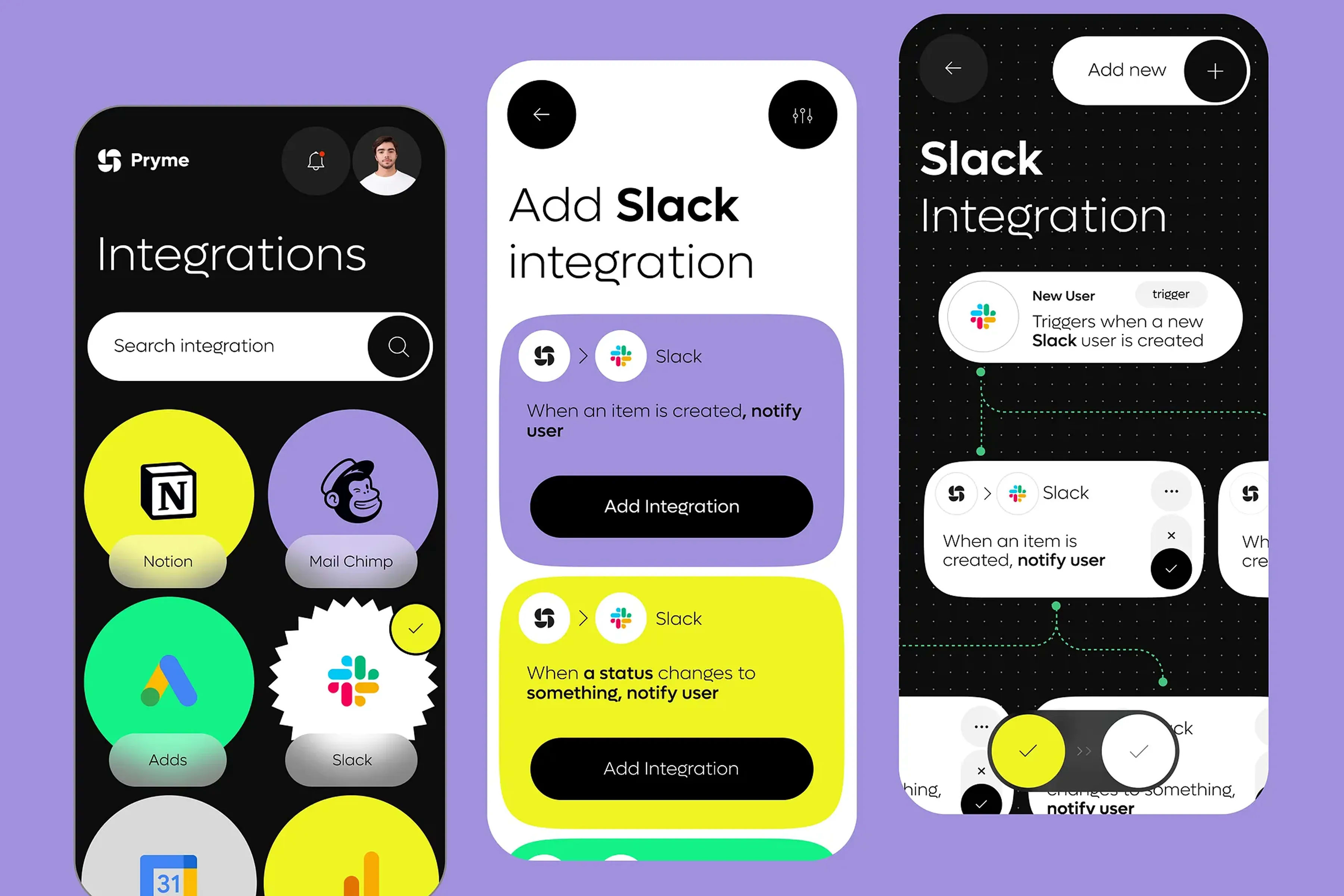 Pryme Mobile App - Integrations Software