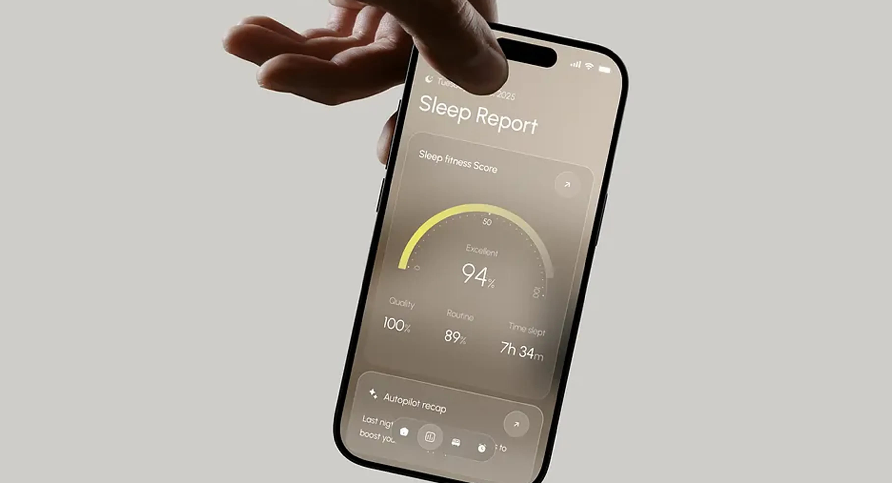 Mora Health App - Sleep Report Dashboard