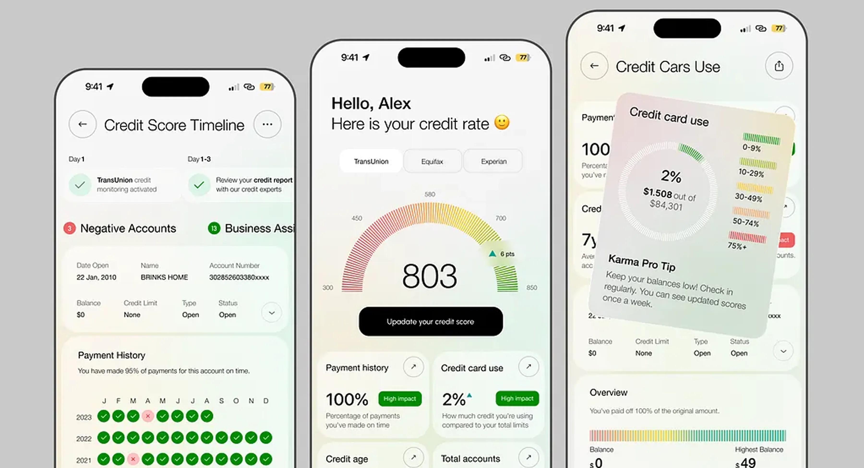 DisputeFox Mobile App - Credit Score Dashboard