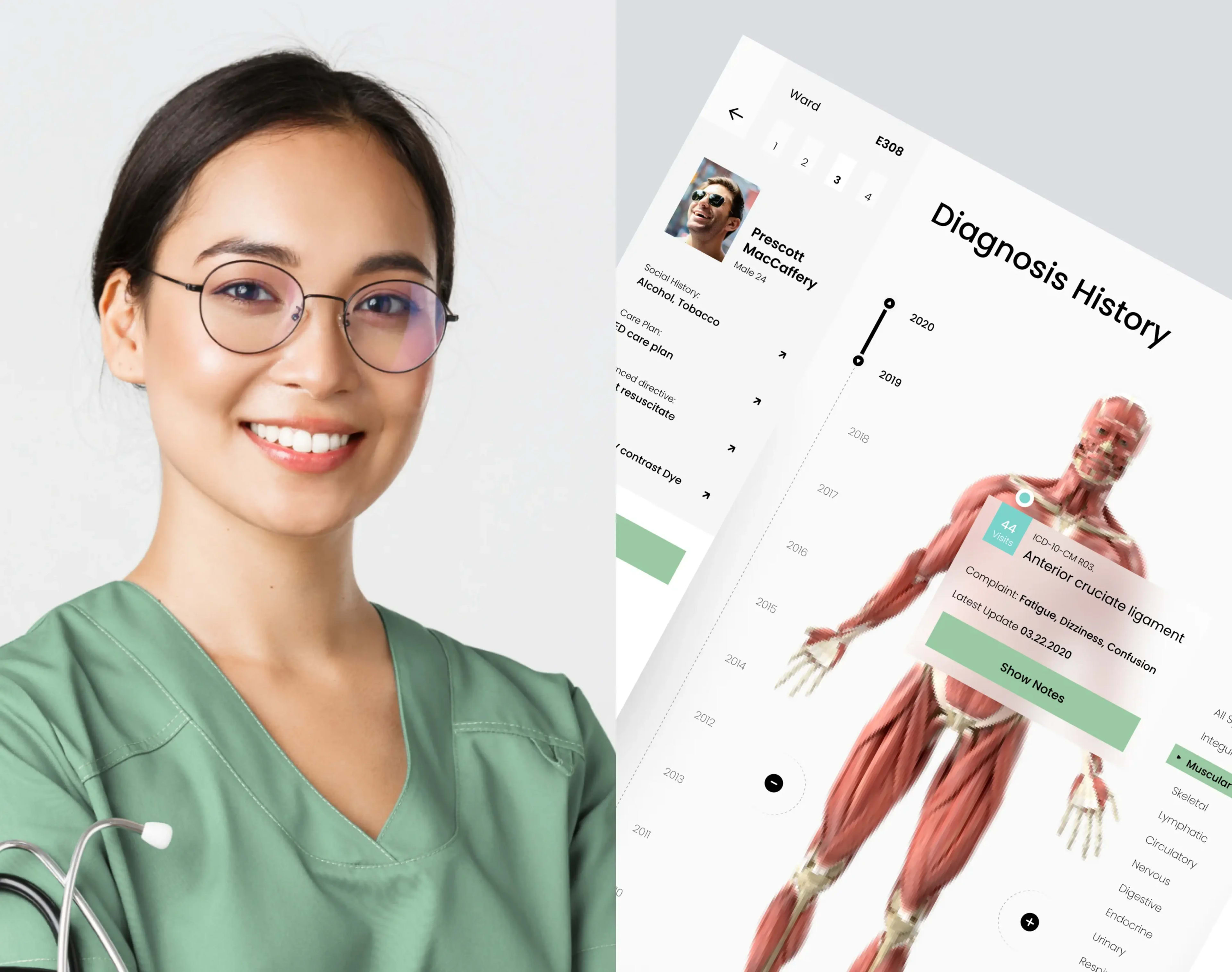 Electronic Health Records (EHR) - UX UI Design