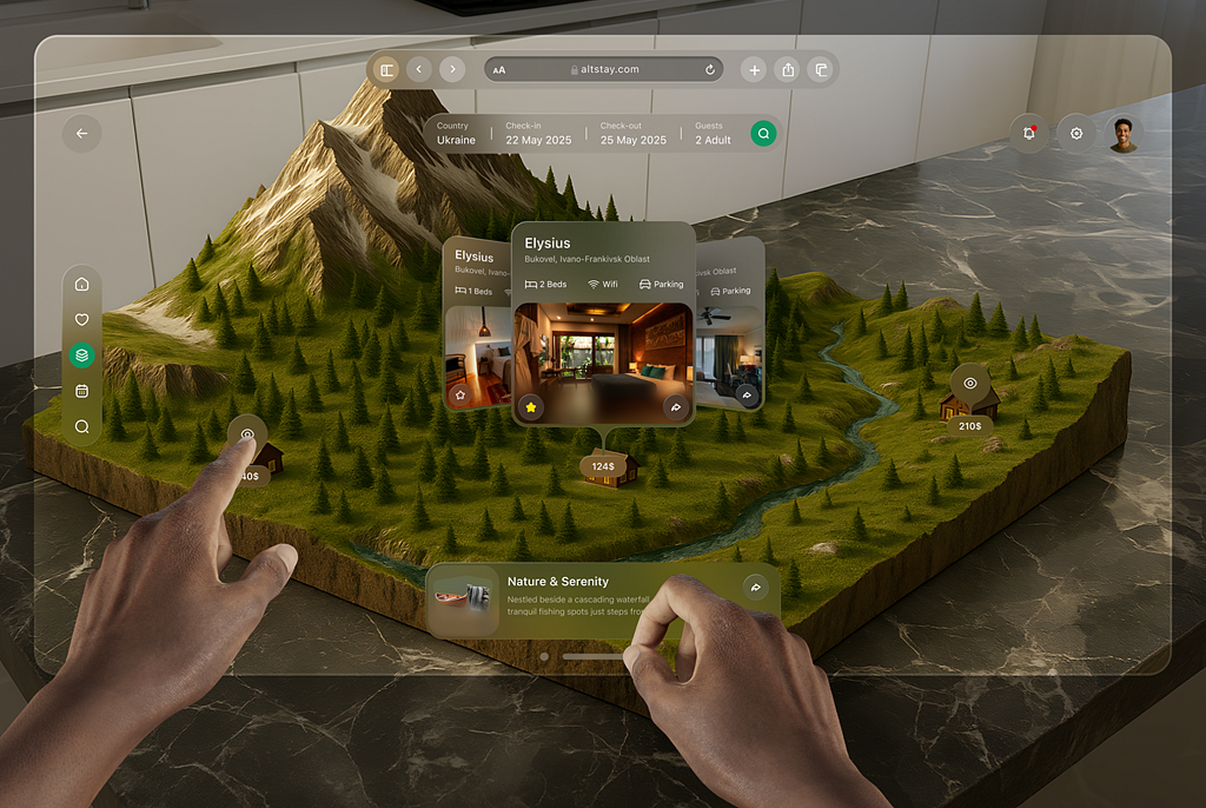 AltStay - AR Apartment Booking App