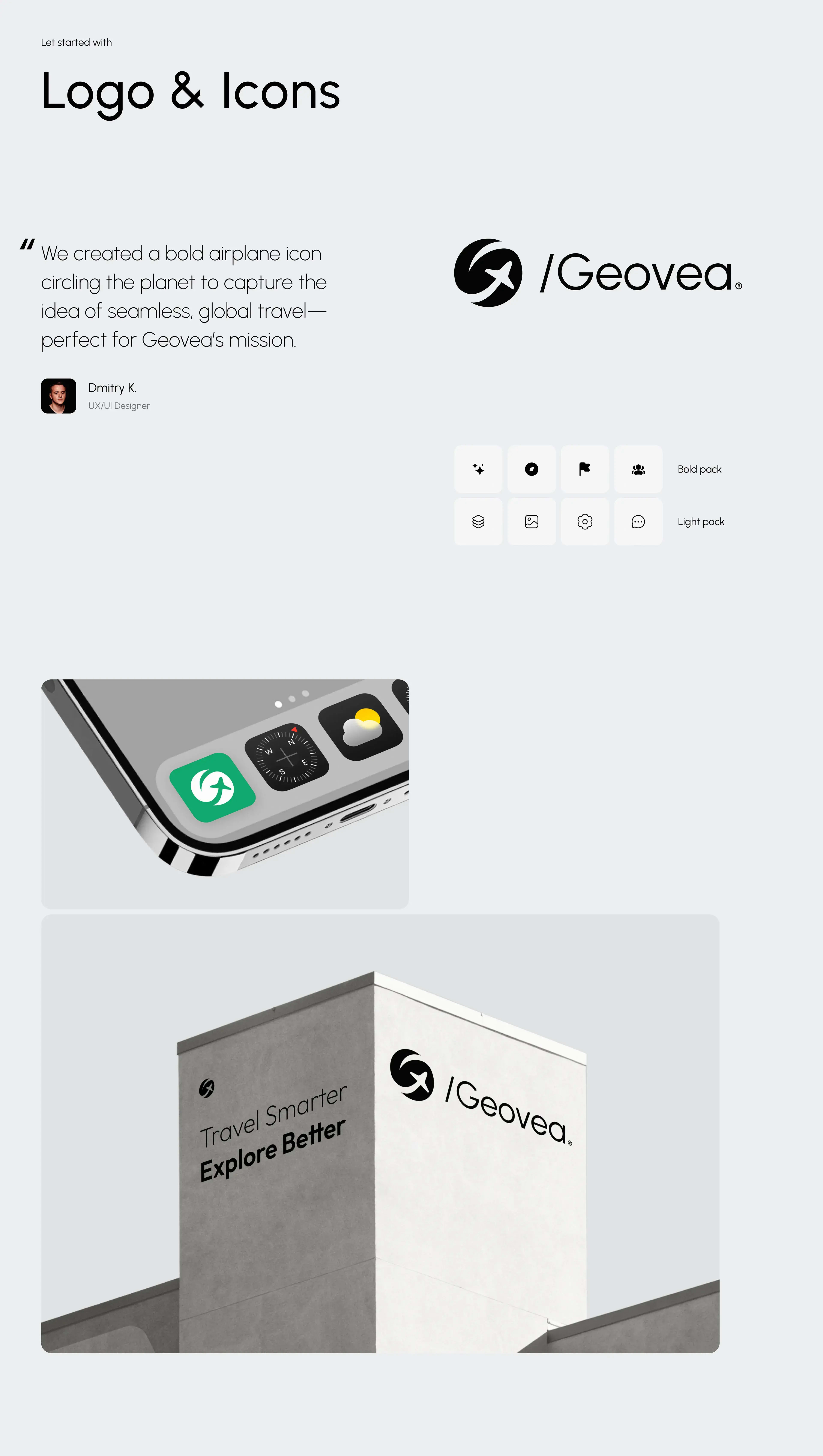 Screenshot of the Geovea AI Assistant's mobile app interface with wellness features.