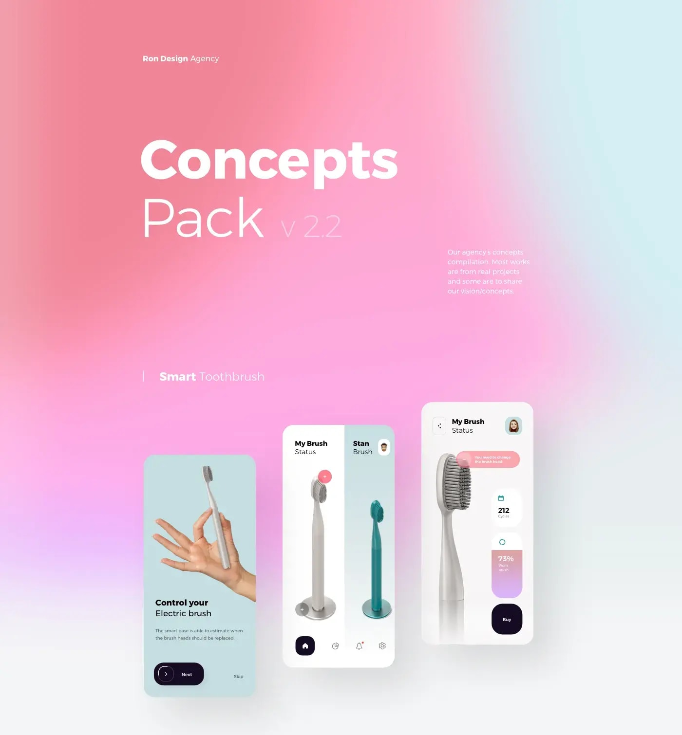 Concepts Pack Project - Branding & UX UI Design - media item