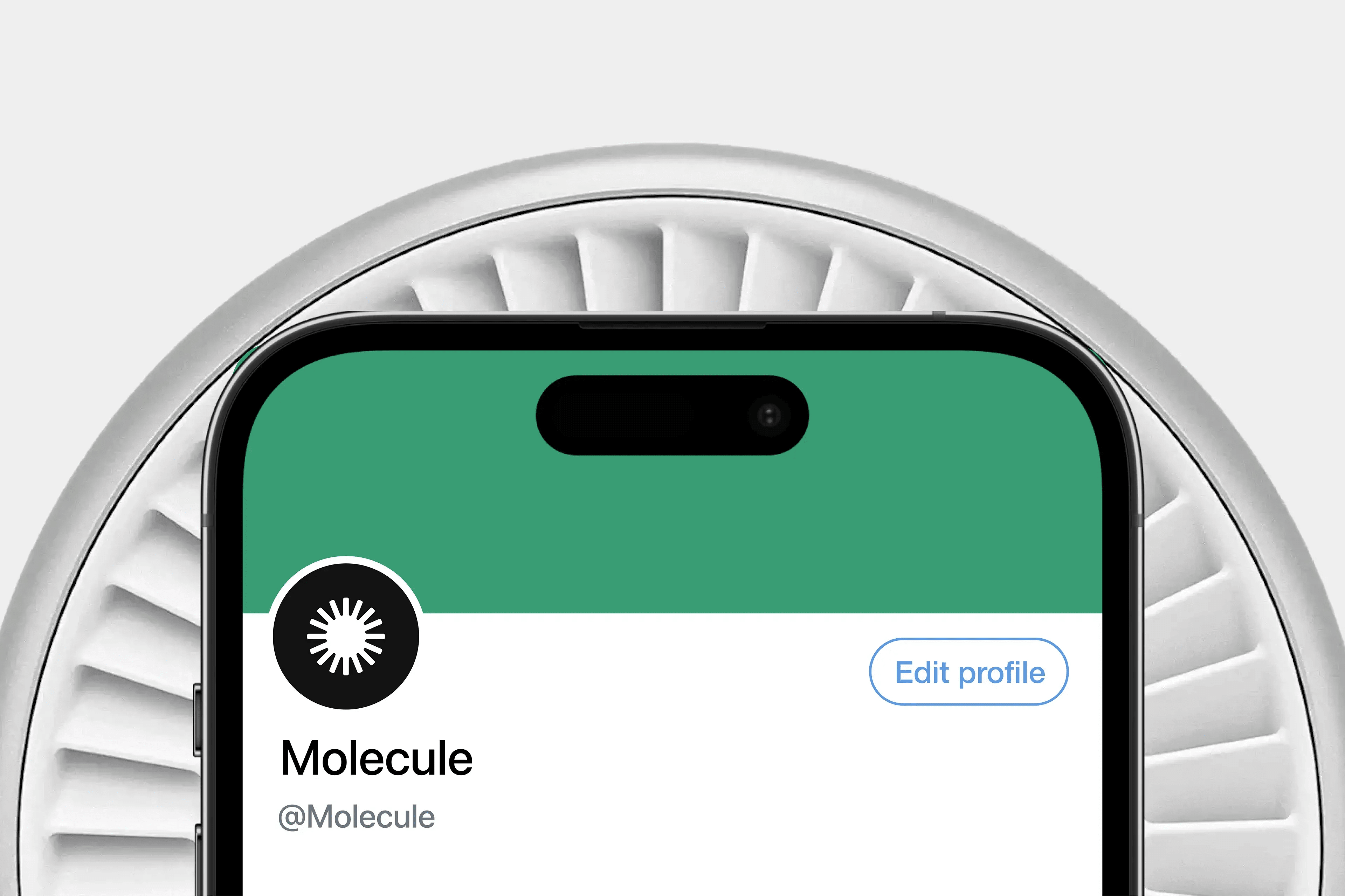 Screenshot showing the Molekule mobile app profile screen with 'Edit profile'.