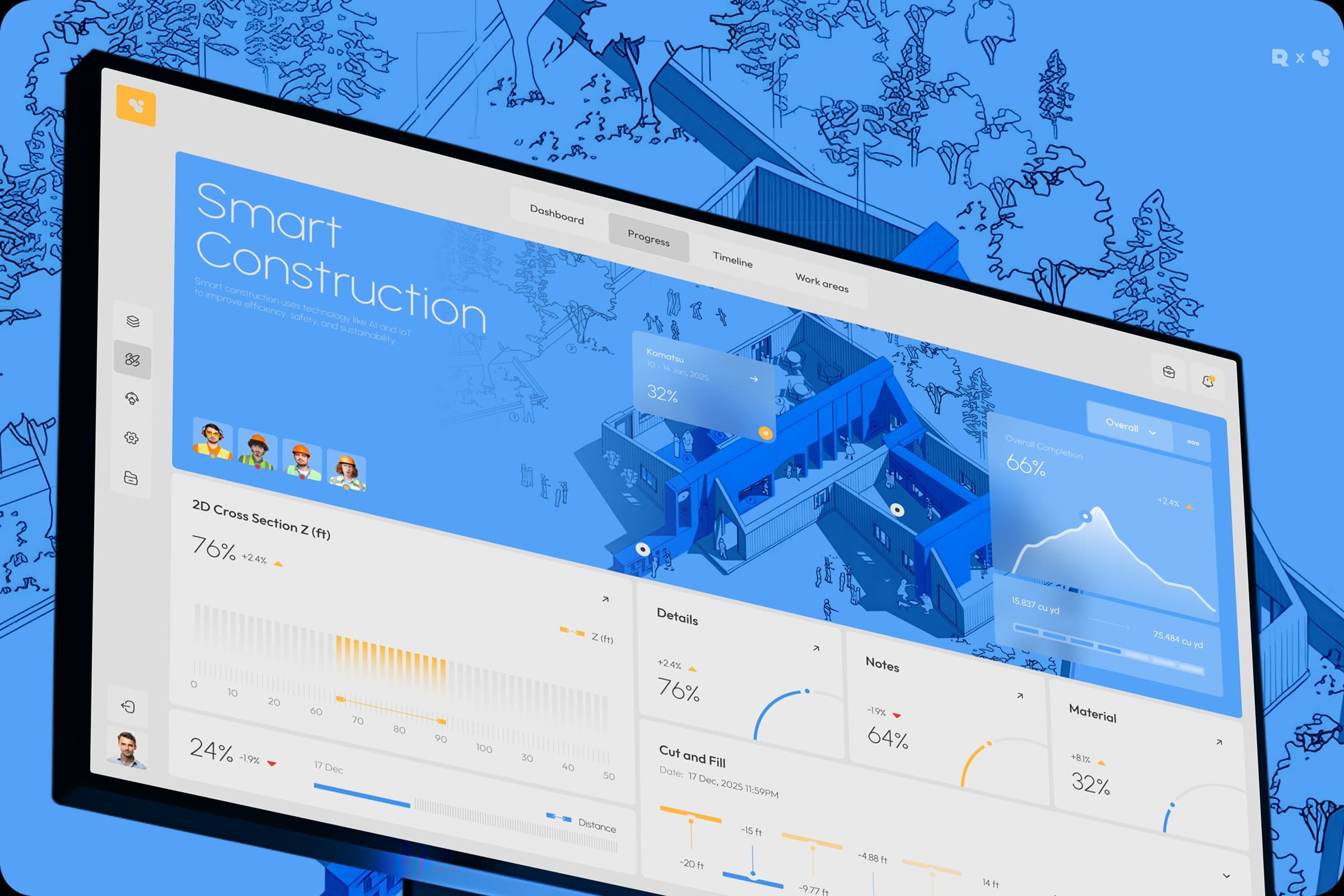 Tectra - Construction SaaS & UX UI Design
