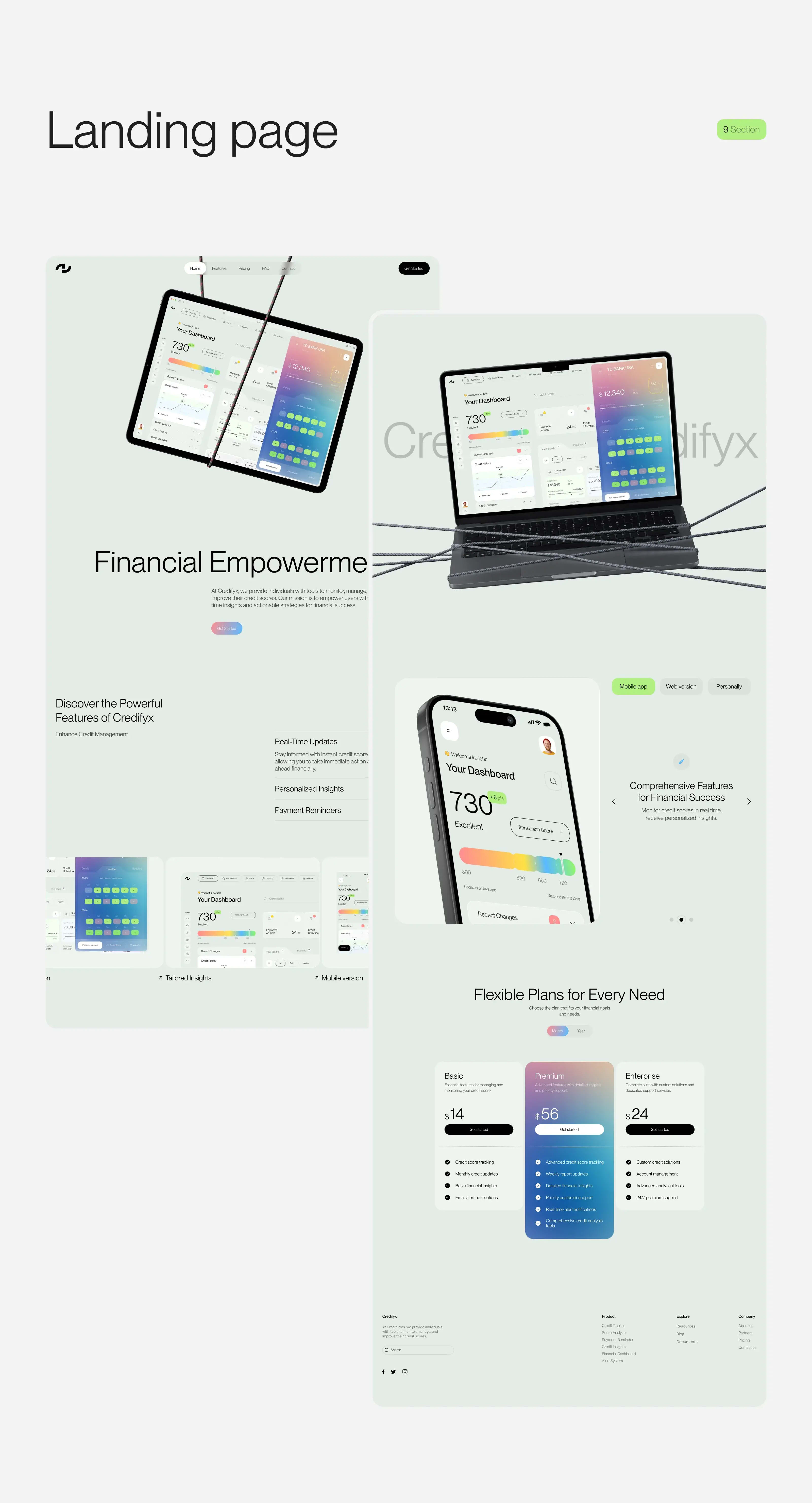 Credyfix – FinTech SaaS Dashboard & UX UI Design - media item