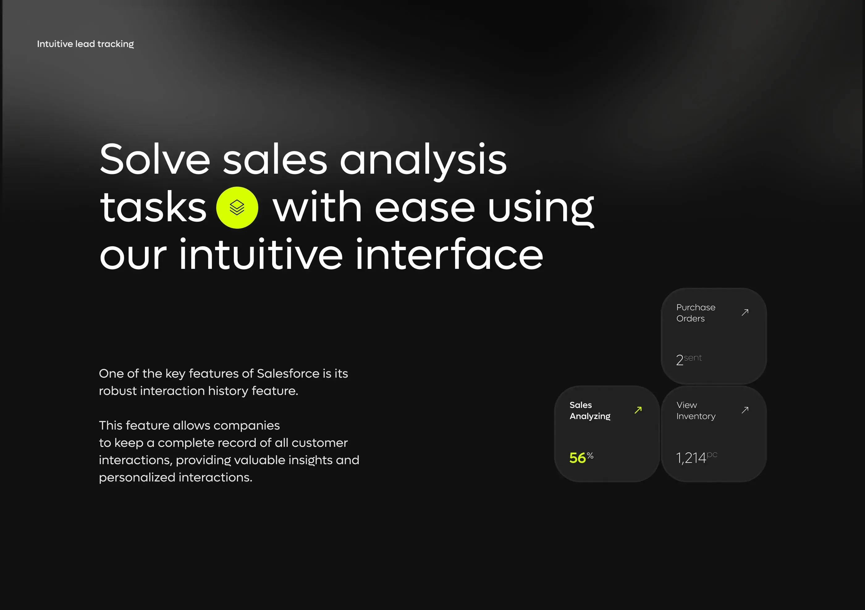 Salesforce CRM - UX UI Design - media item