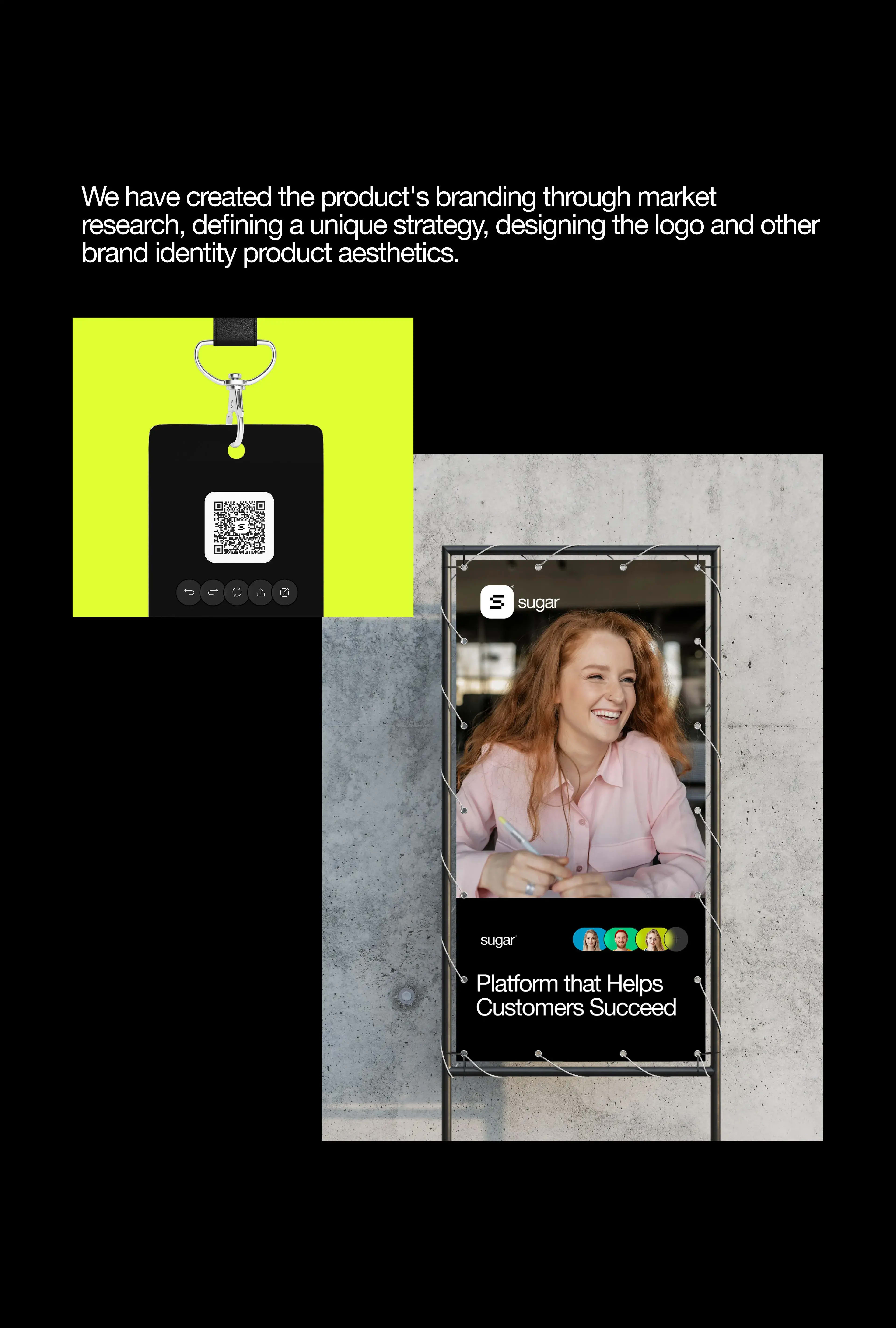 User on mobile device, demonstrating interaction with enterprise software or CRM.