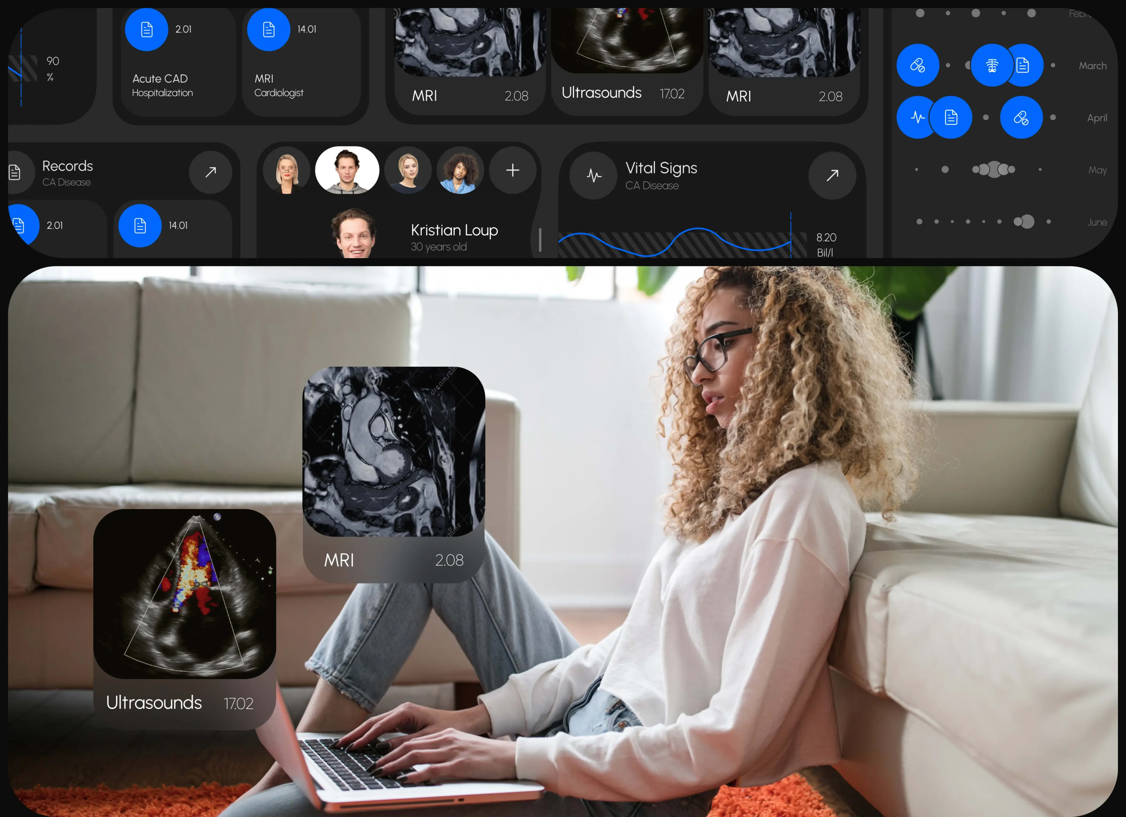 EHR. - Health UI UX Design - media item
