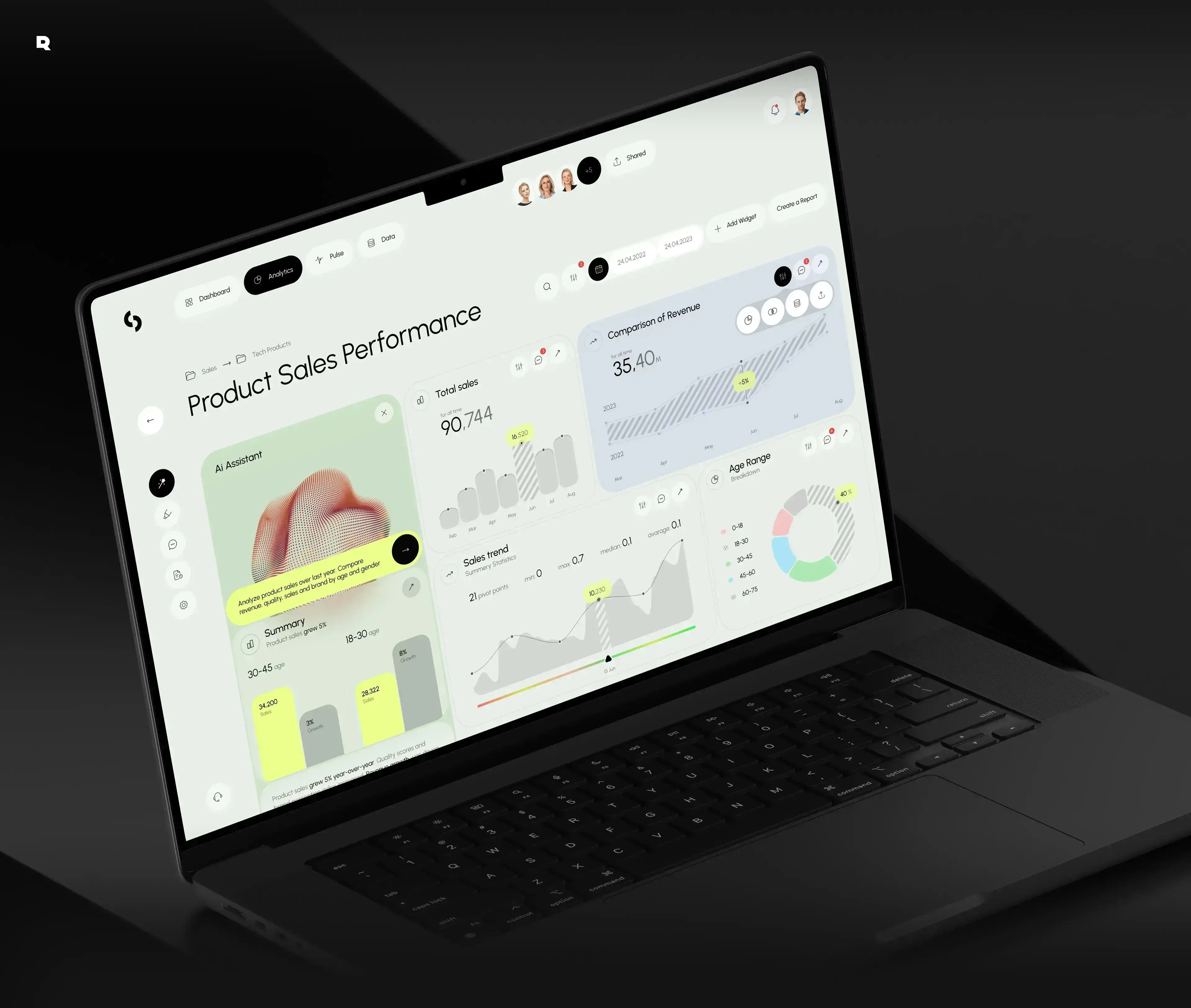 Sisense AI Assistant - SaaS & UX UI Design