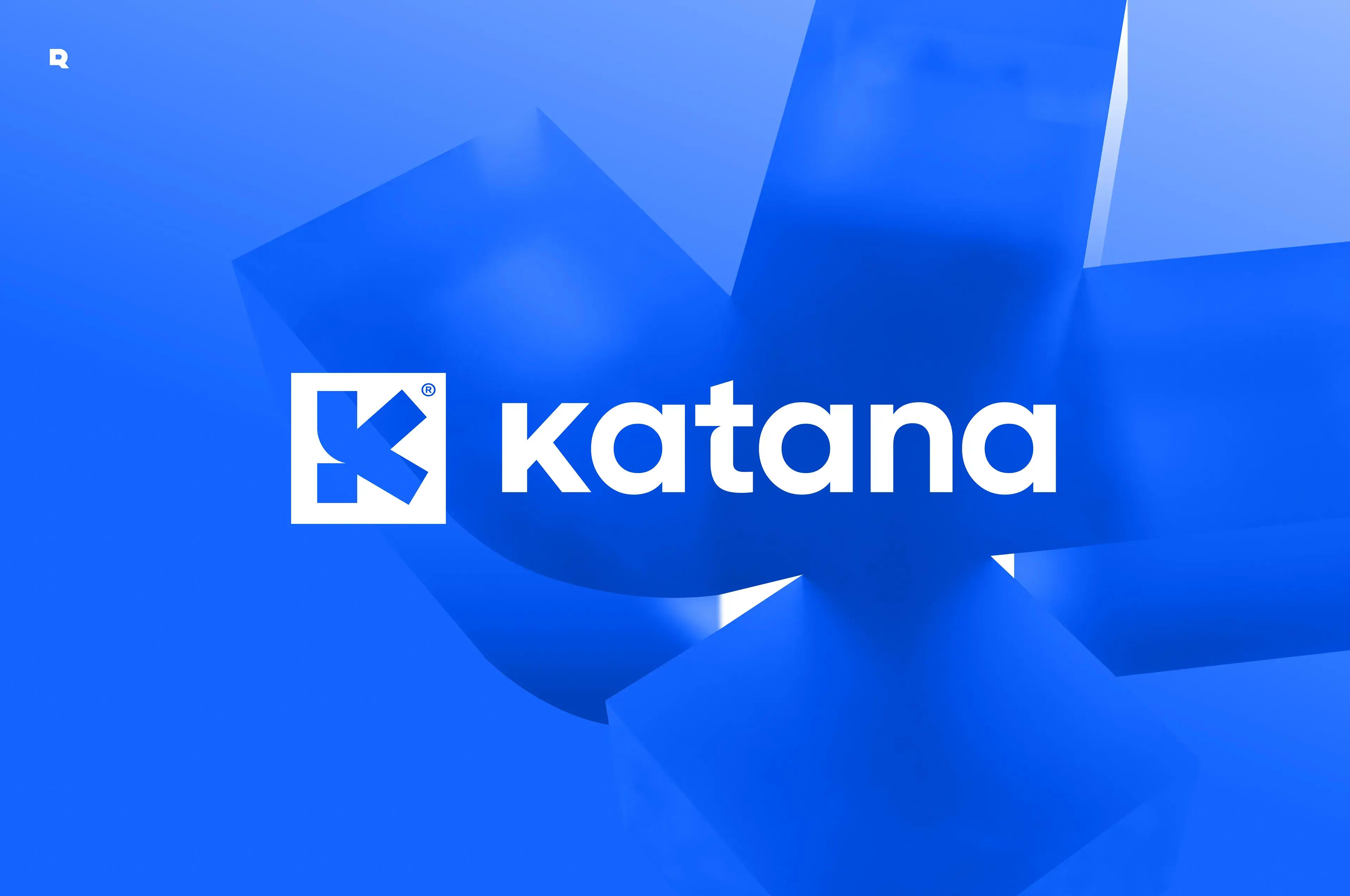 Katana branding graphic featuring the logo.