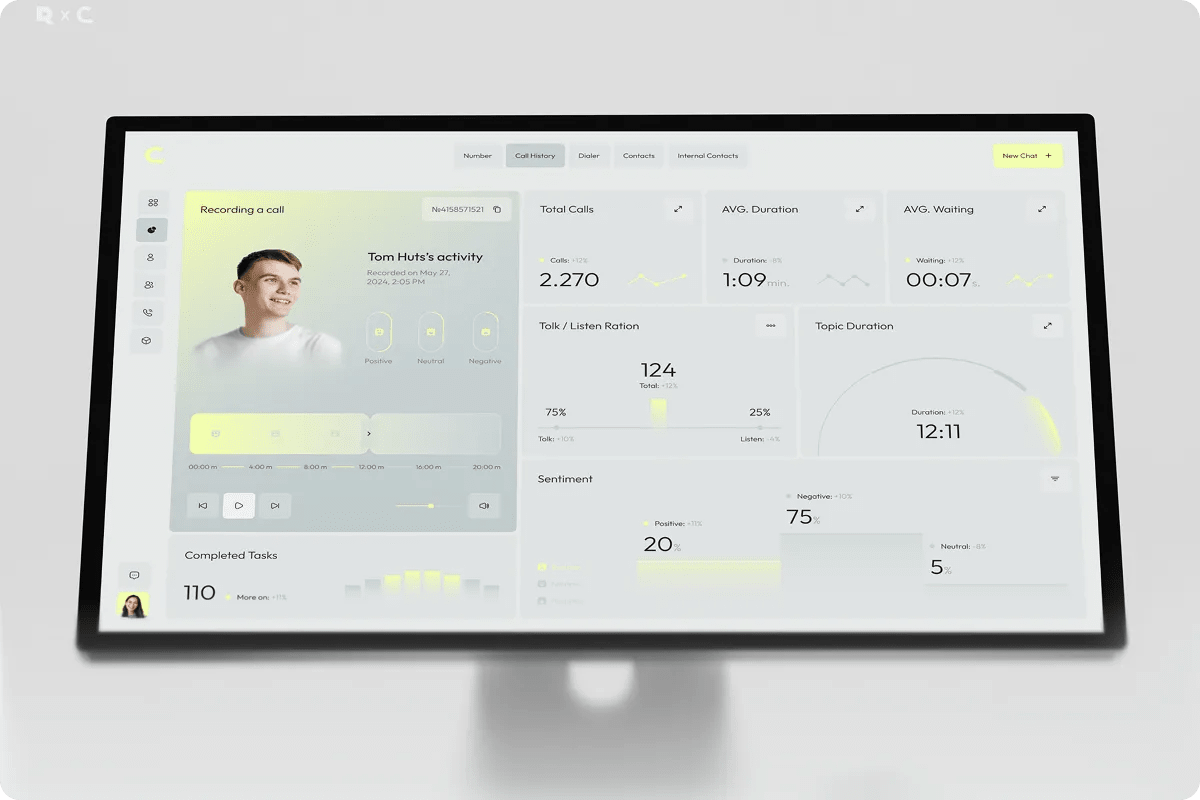 Convox - Call Center SaaS & UX UI Design