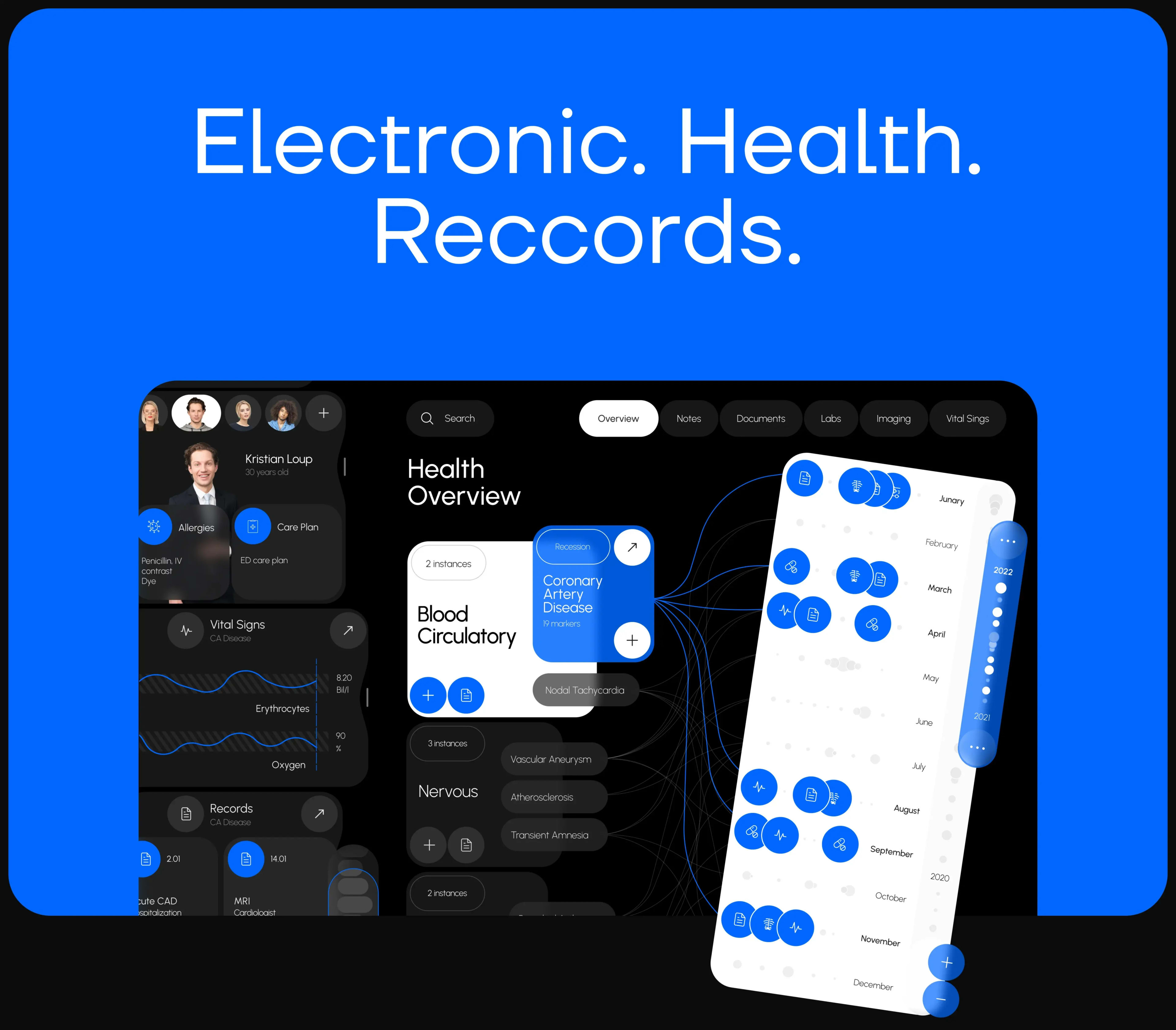 EHR. - Health UI UX Design