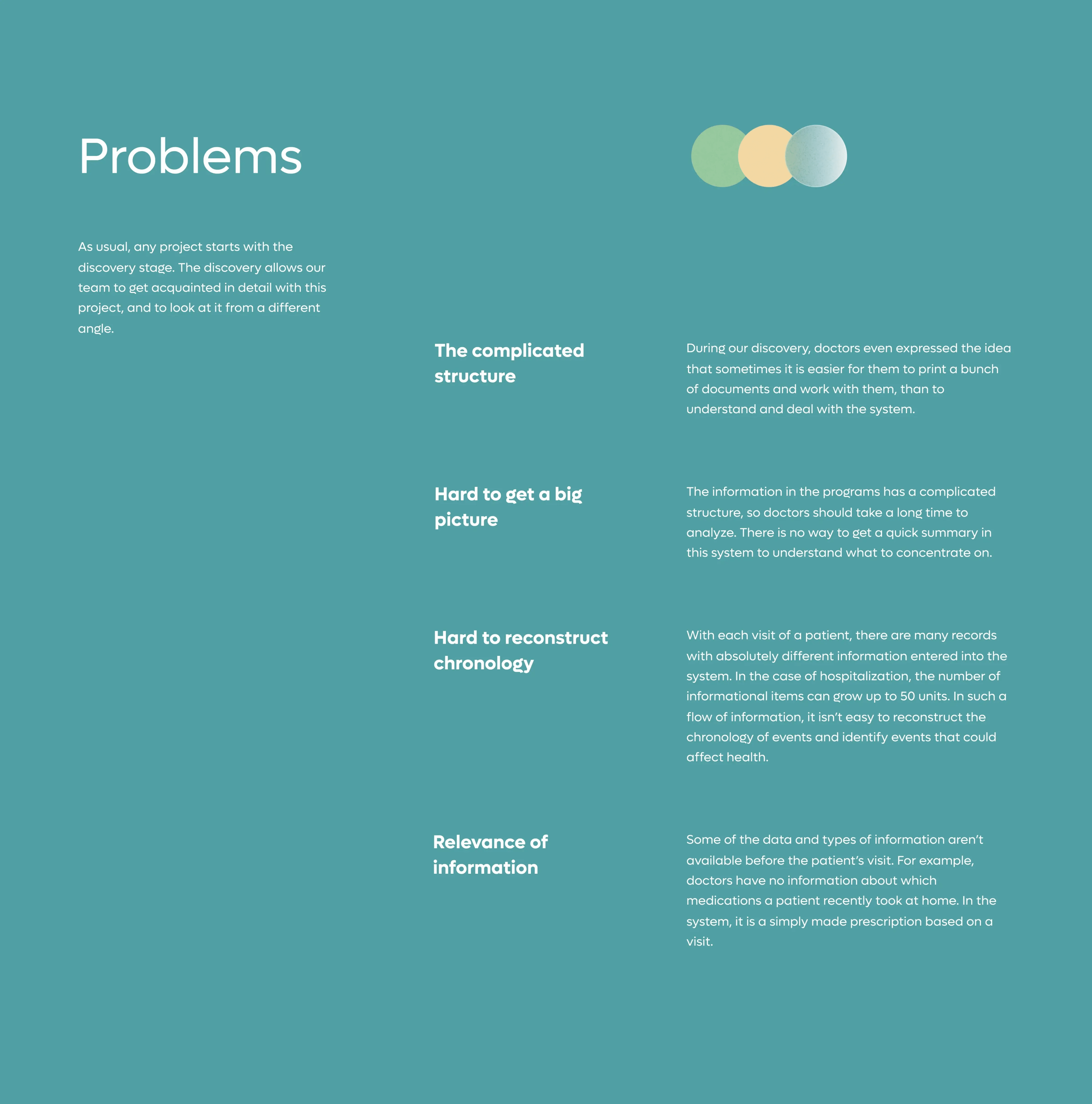 Electronic Health Records (EHR) - UX UI Design