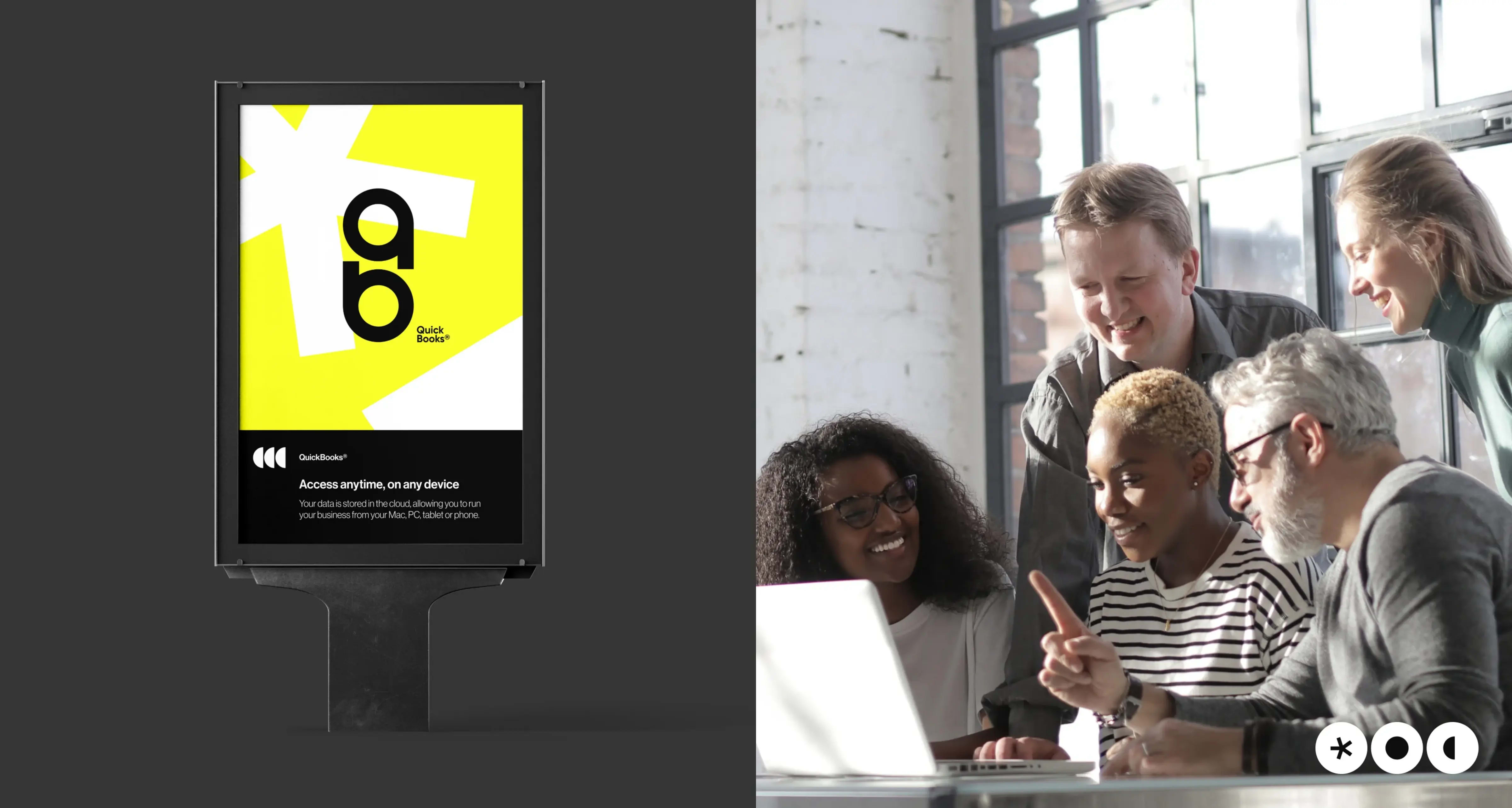 Illustration of business professionals reviewing financial data and strategy on a display, relevant to enterprise finance.