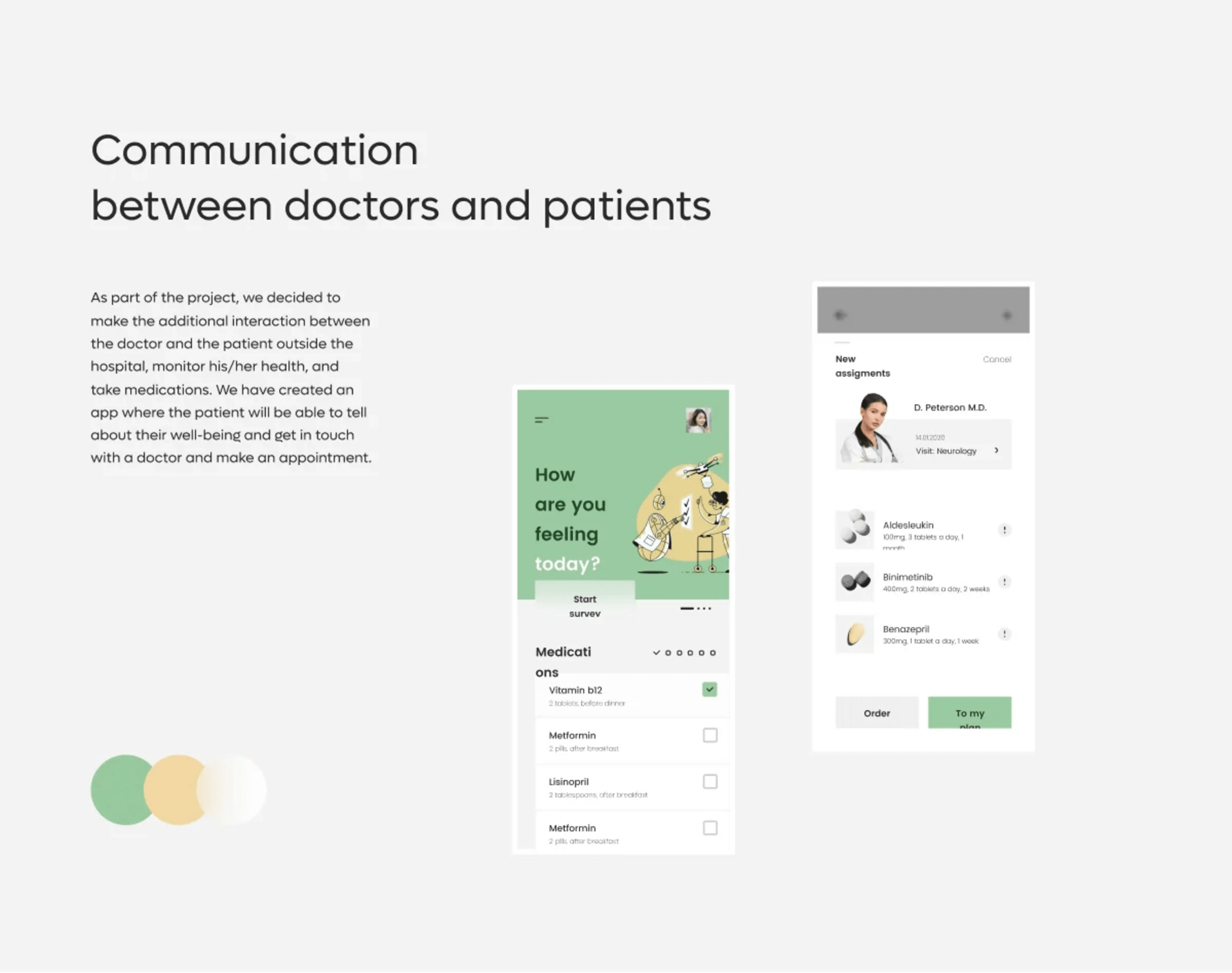 Electronic Health Records (EHR) - UX UI Design
