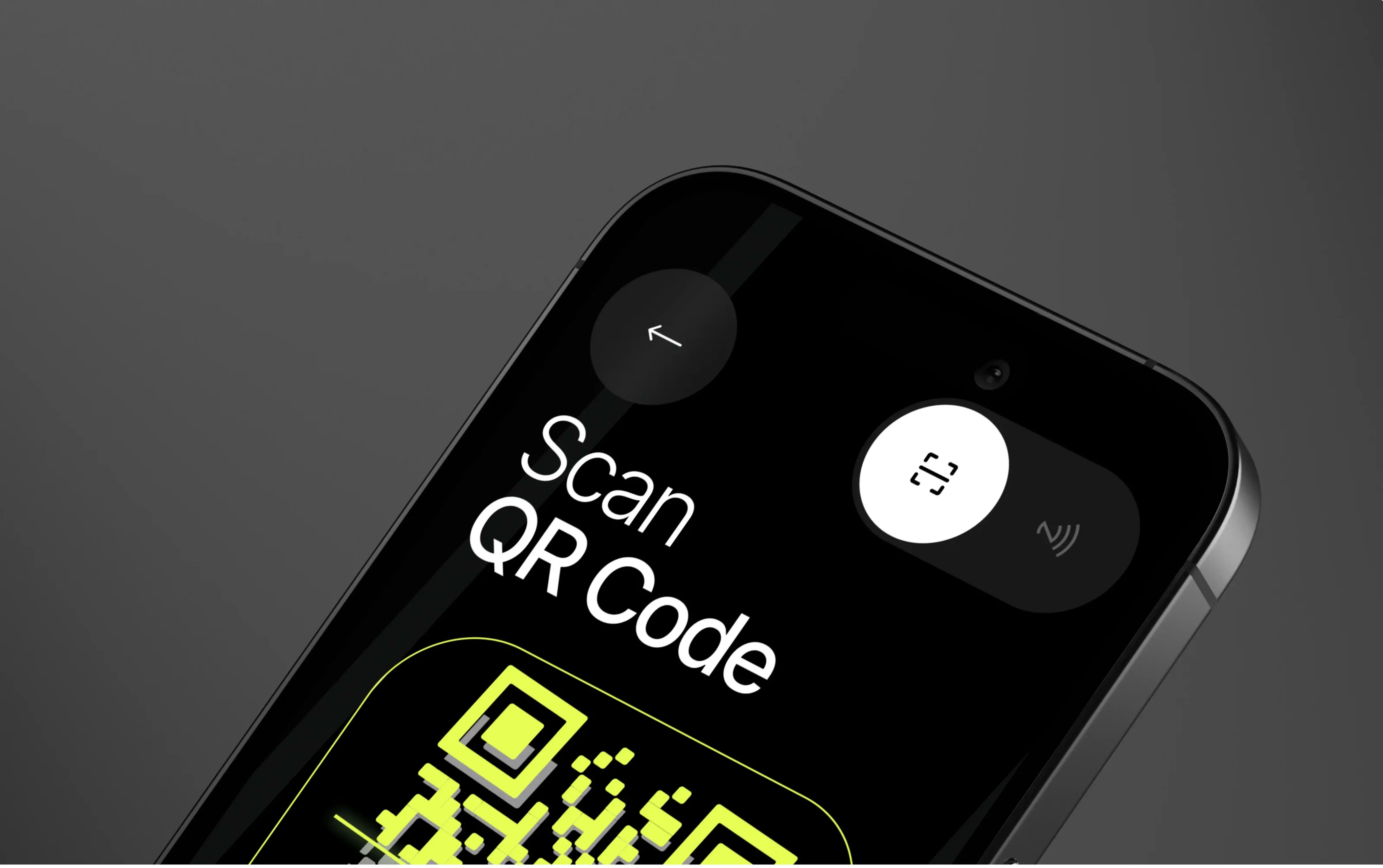 Screenshot of the Bike-Spot app on a phone, displaying "Scan QR Code".